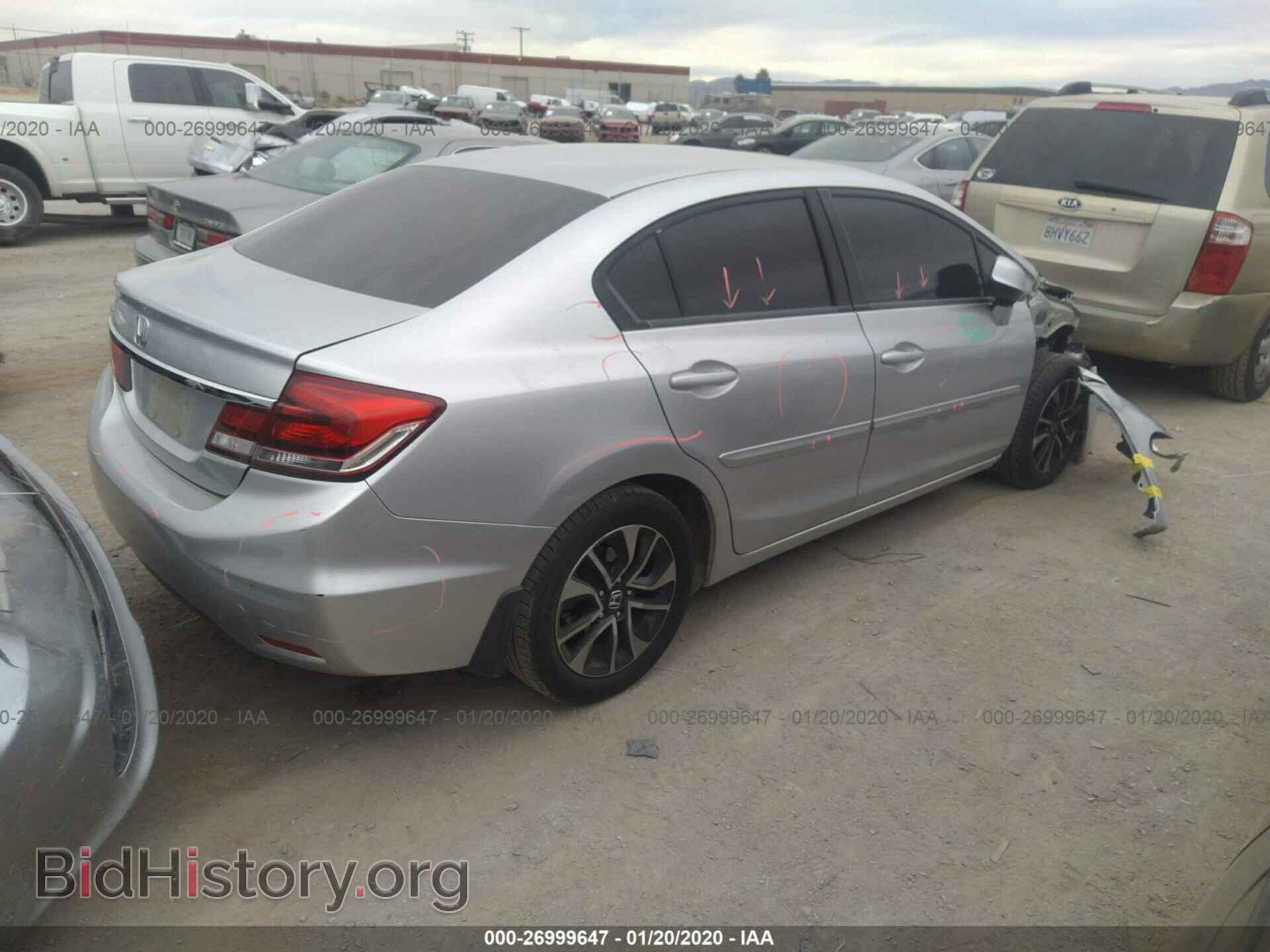 2013 HONDA CIVIC - VIN: 19XFB2F87DE225249 - Фото 4