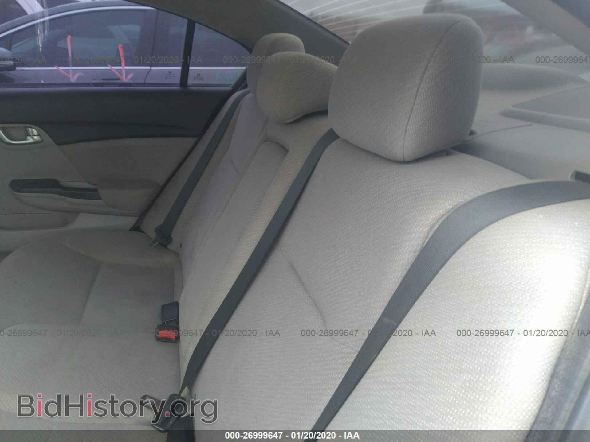 2013 HONDA CIVIC - VIN: 19XFB2F87DE225249 - Фото 8