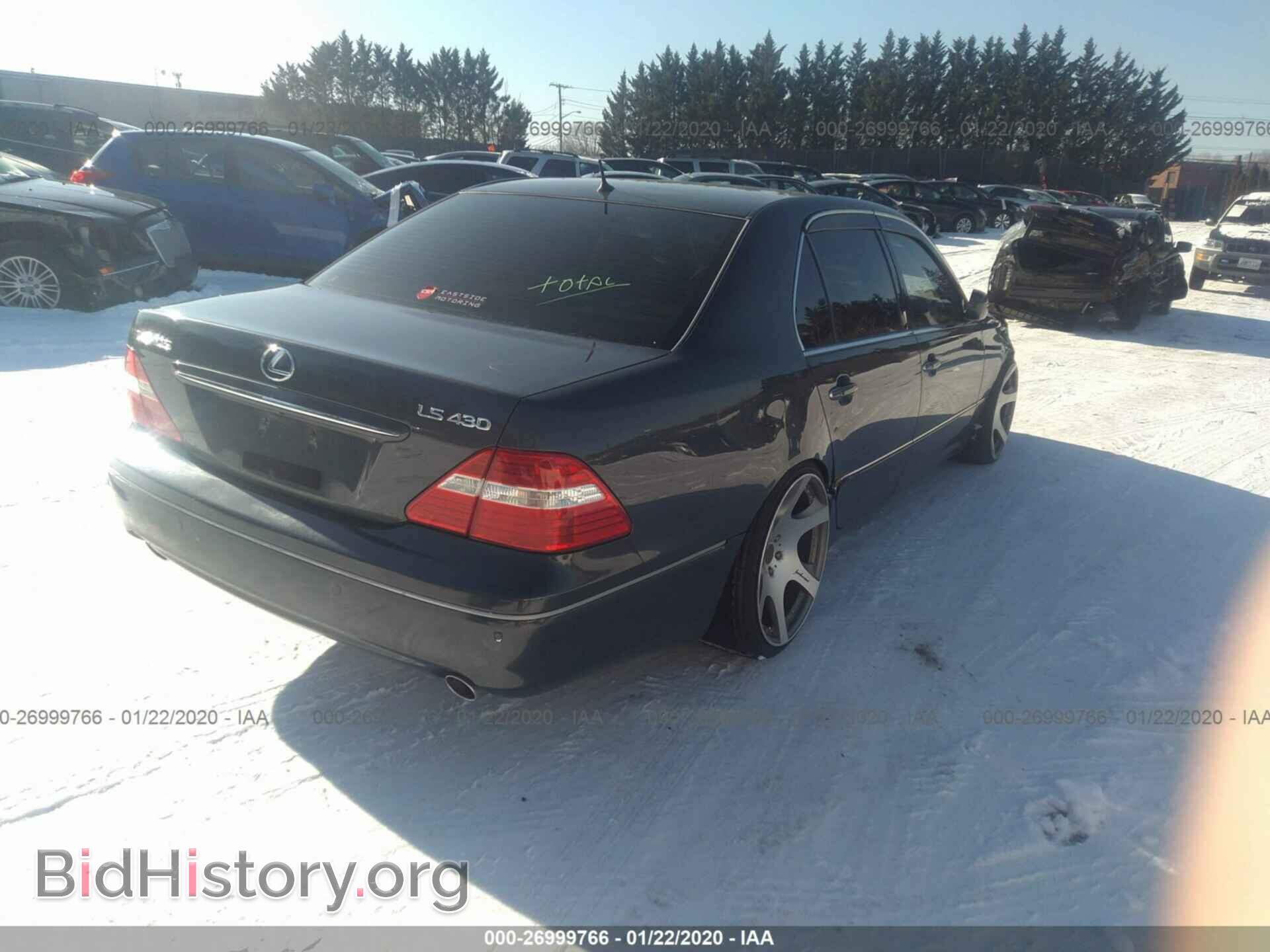 2006 LEXUS LS - VIN: JTHBN36F465034749 - Фото 4