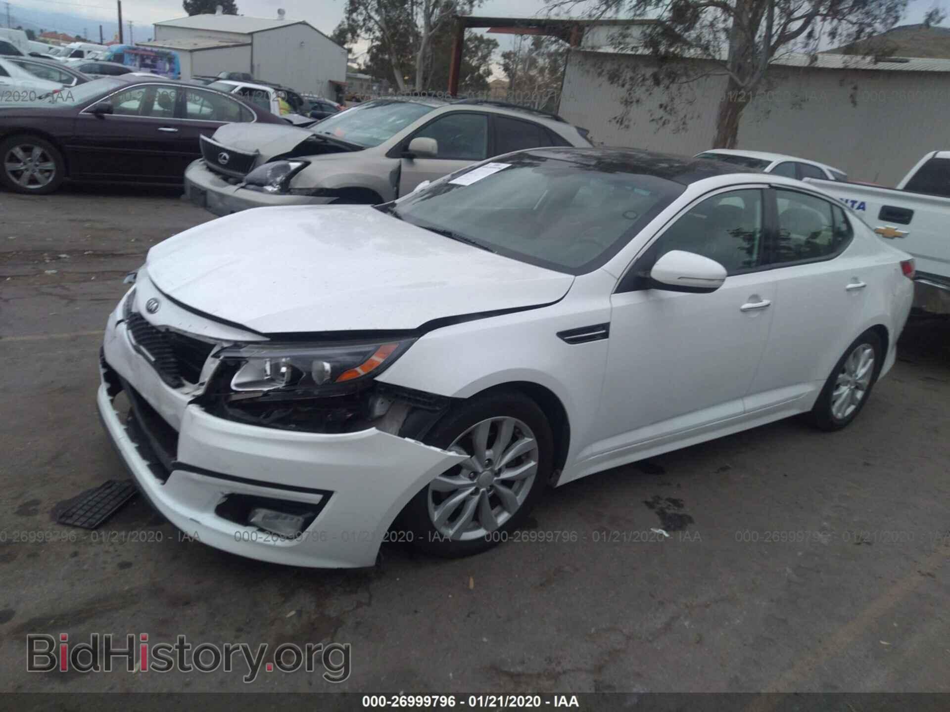 2014 KIA OPTIMA - VIN: 5XXGN4A7XEG313081 - Фото 2