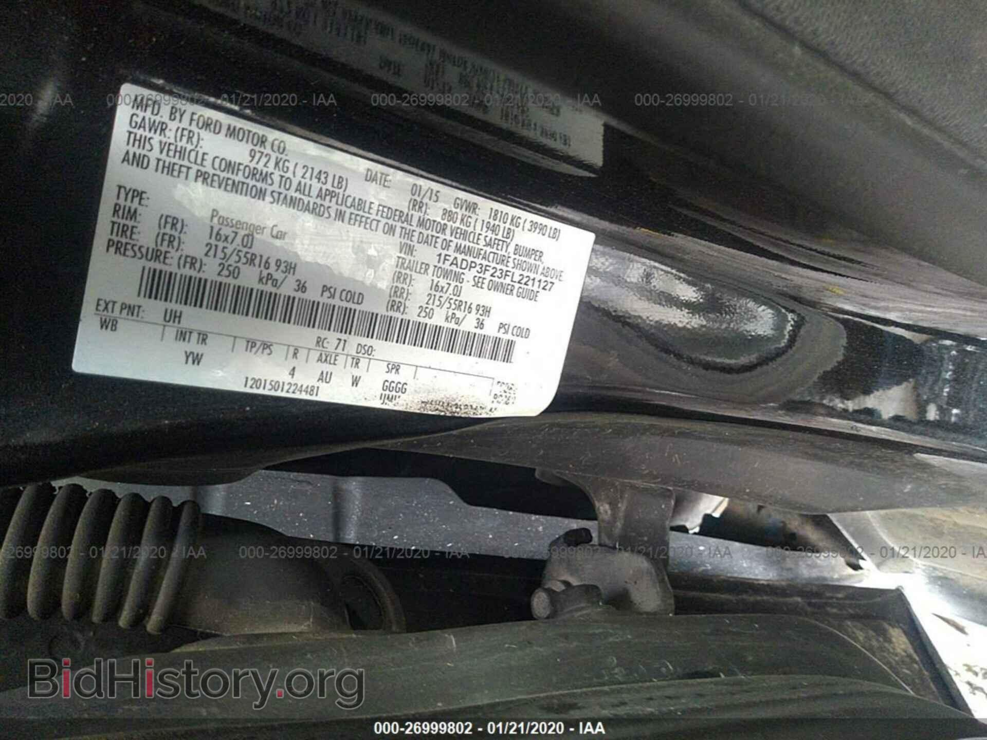 2015 FORD FOCUS - VIN: 1FADP3F23FL221127 - Photo 9