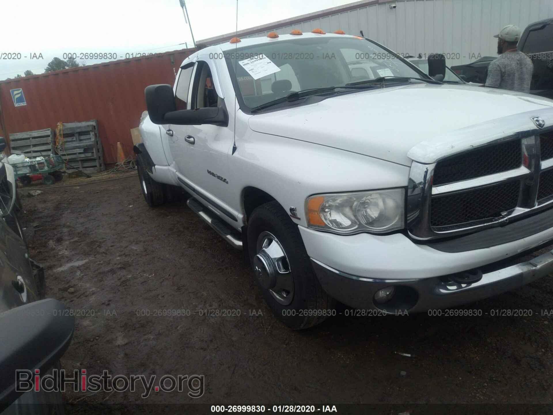 Photo 3D7MR48CX5G806997 - DODGE RAM 3500 2005