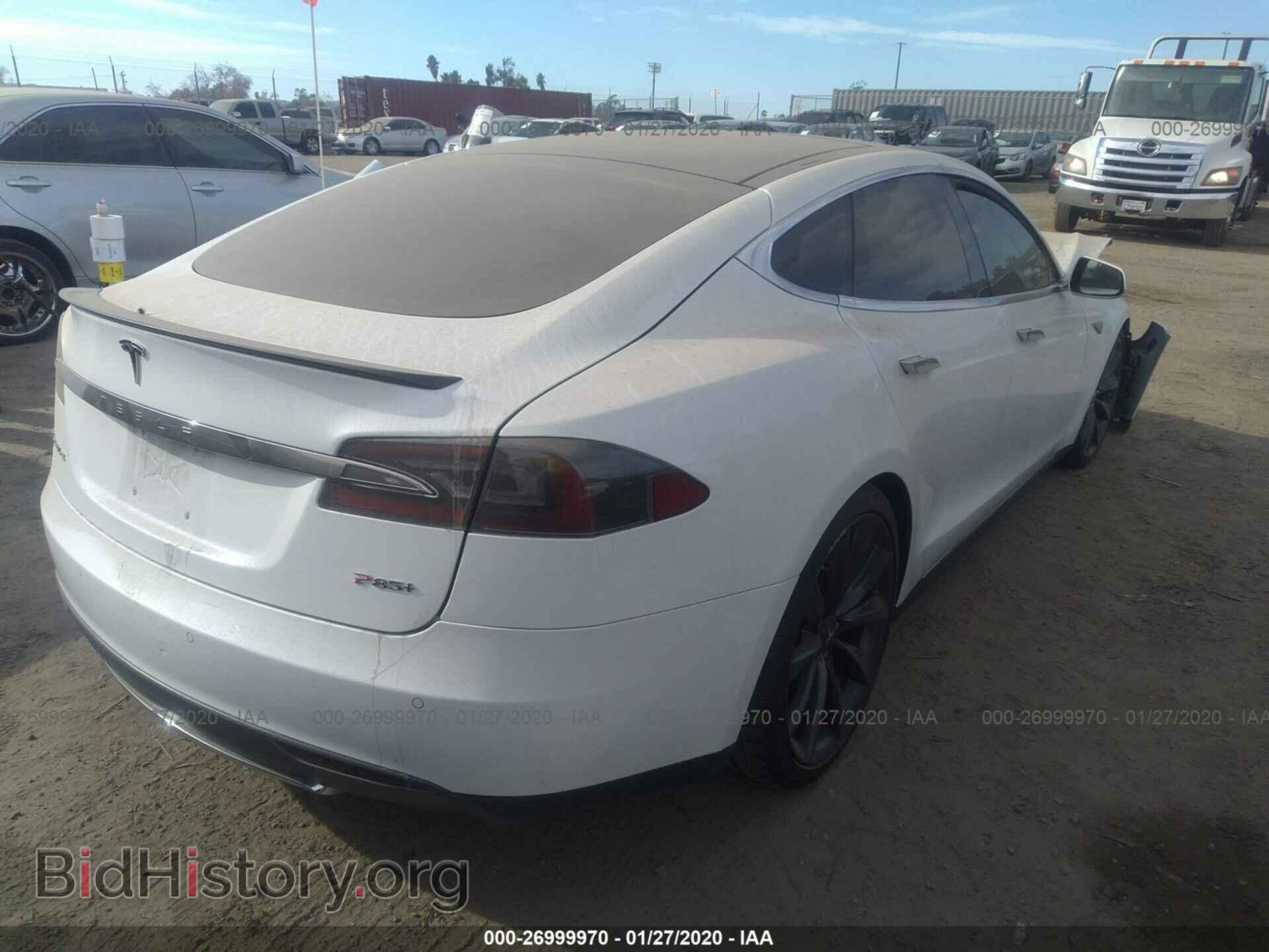 2014 TESLA MODEL S - VIN: 5YJSA1H17EFP36970 - Photo 4
