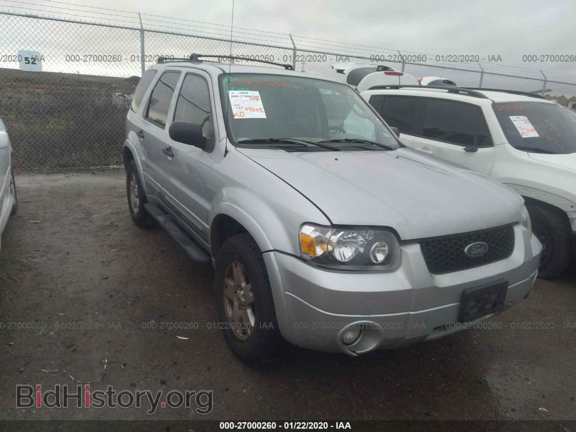Photo 1FMYU03167KB36848 - FORD ESCAPE 2007