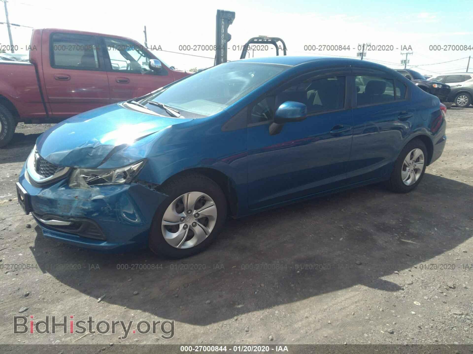 2013 HONDA CIVIC - VIN: 2HGFB2F57DH596195 - Photo 2