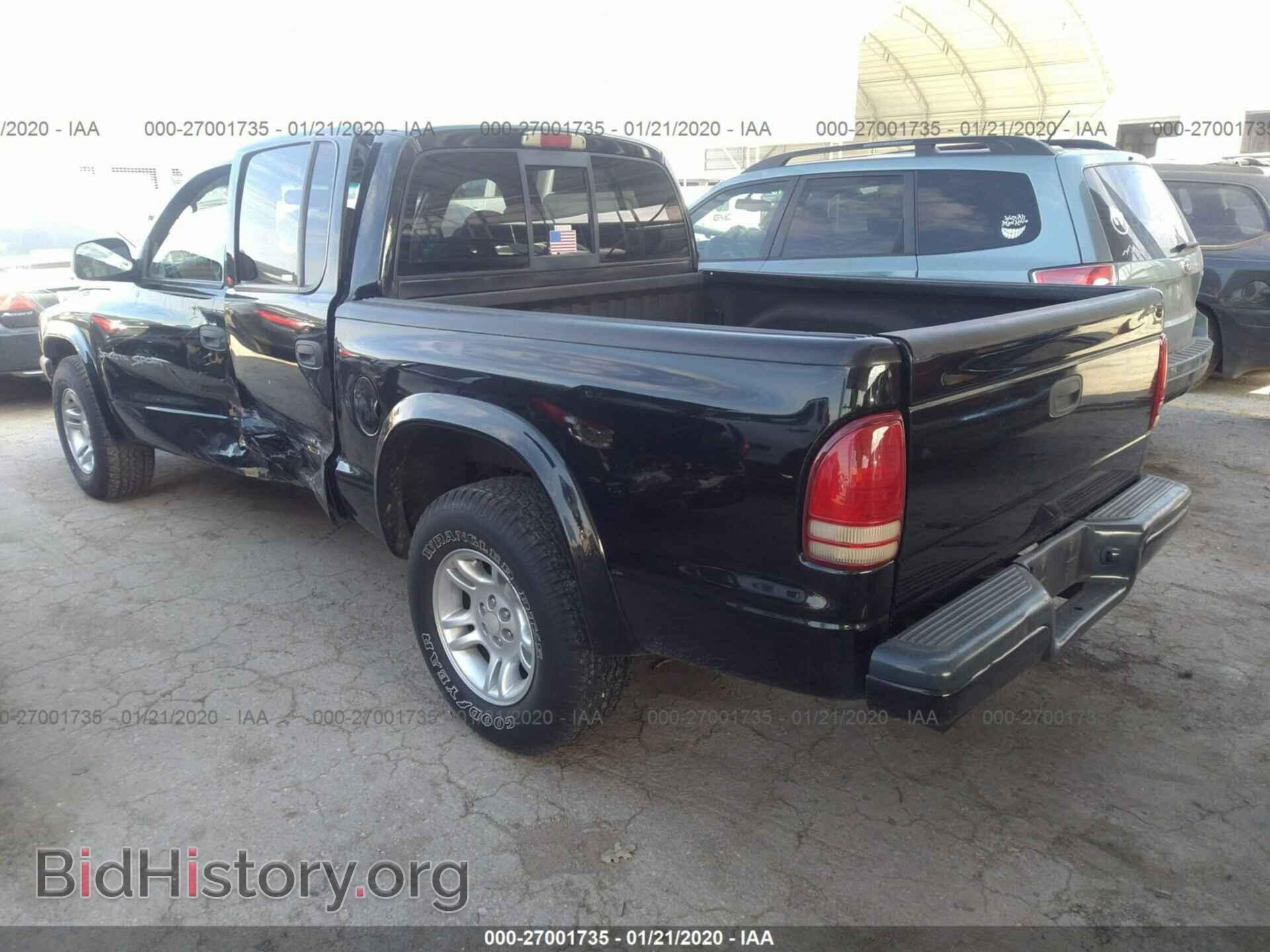 2001 DODGE DAKOTA - VIN: 1B7GL2AN21S206812 - Фото 3