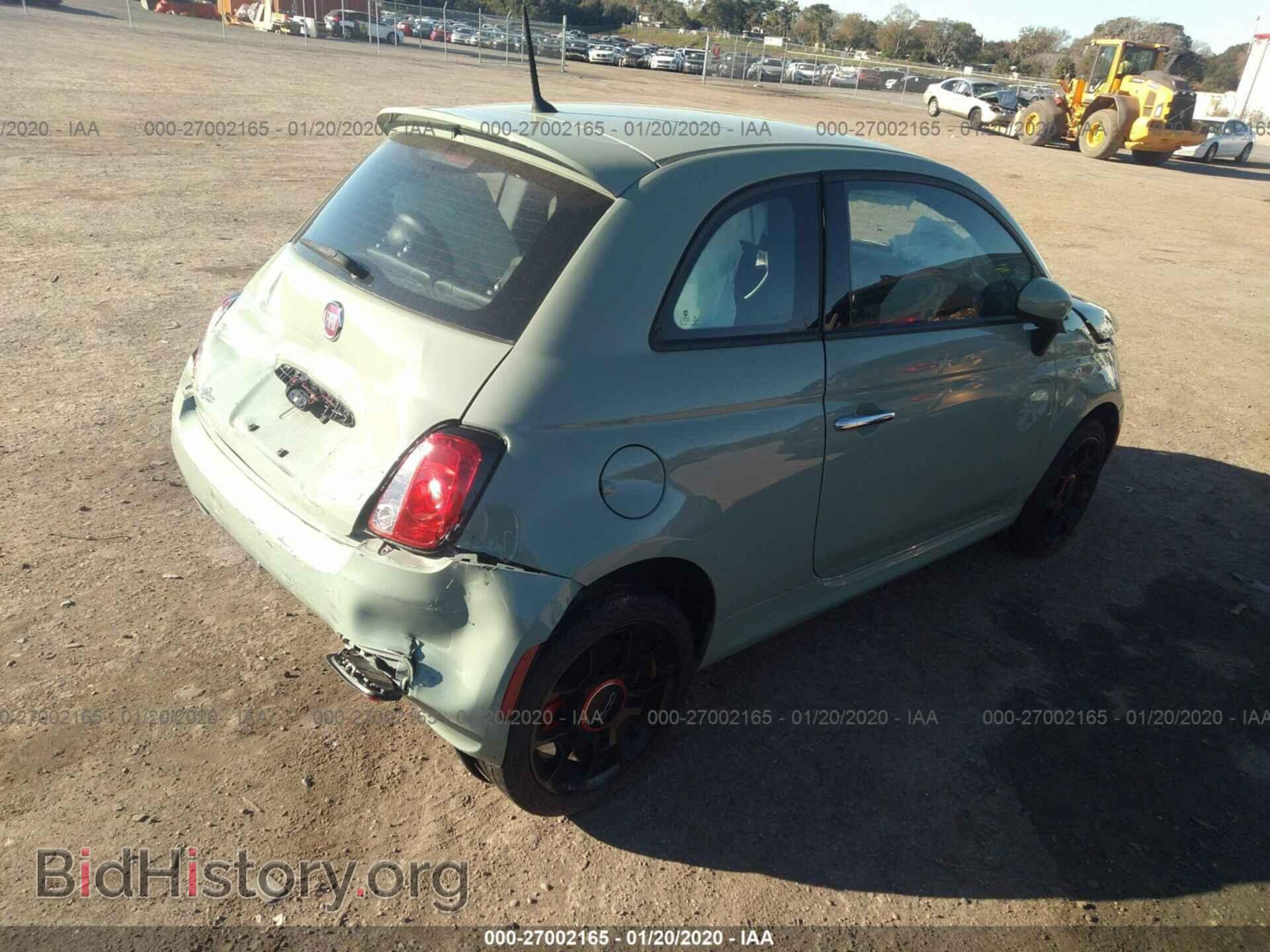 2015 FIAT 500 - VIN: 3C3CFFBR7FT707283 - Фото 4