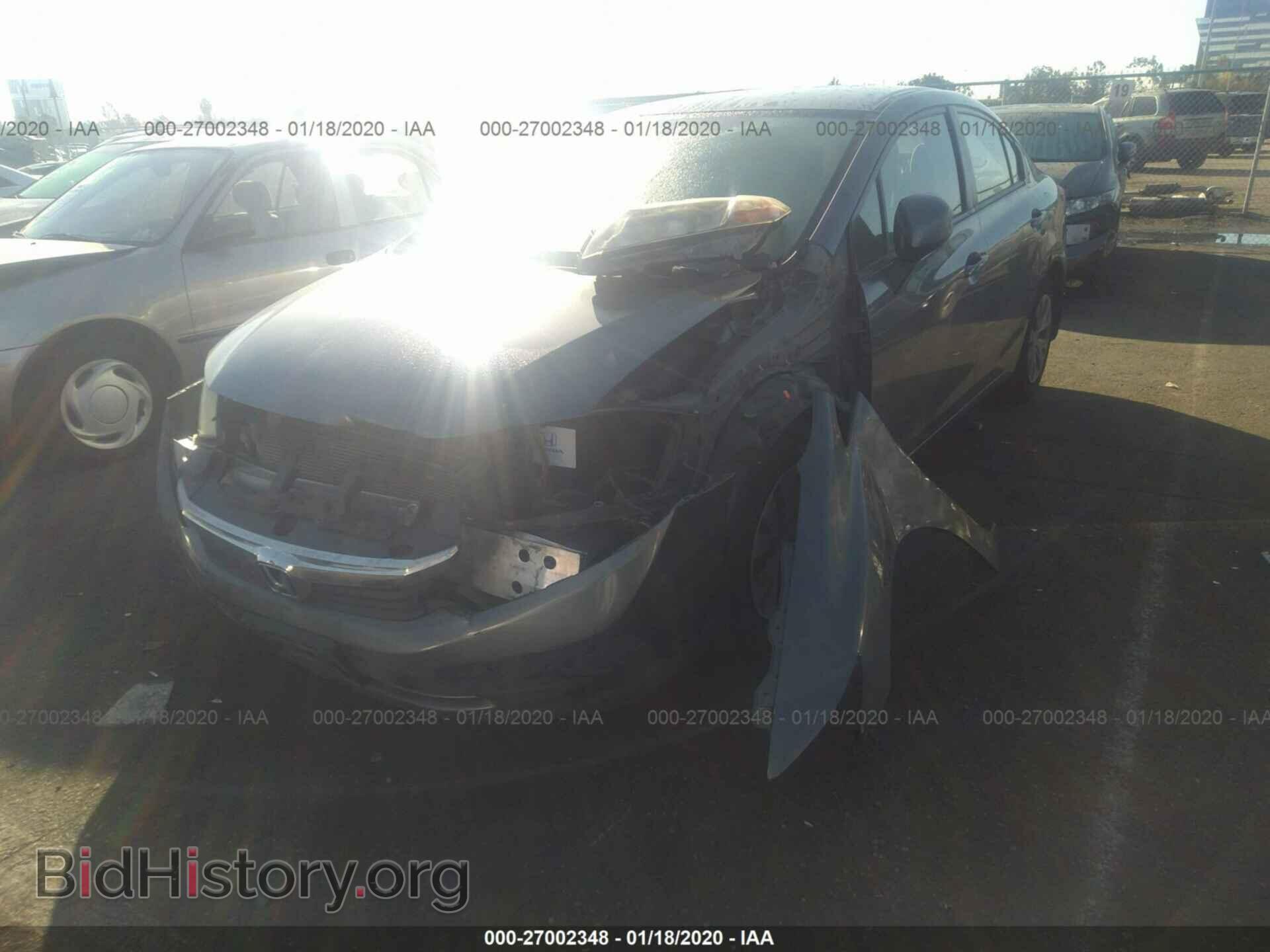 2012 HONDA CIVIC - VIN: JHMFB2F59CS005157 - Фото 2