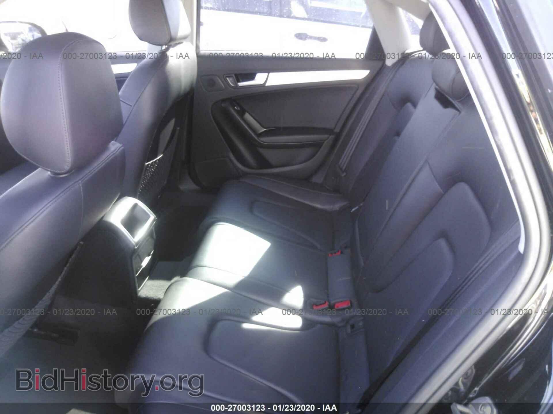 2013 AUDI A4 - VIN: WAUBFAFL2DN042528 - Фото 8