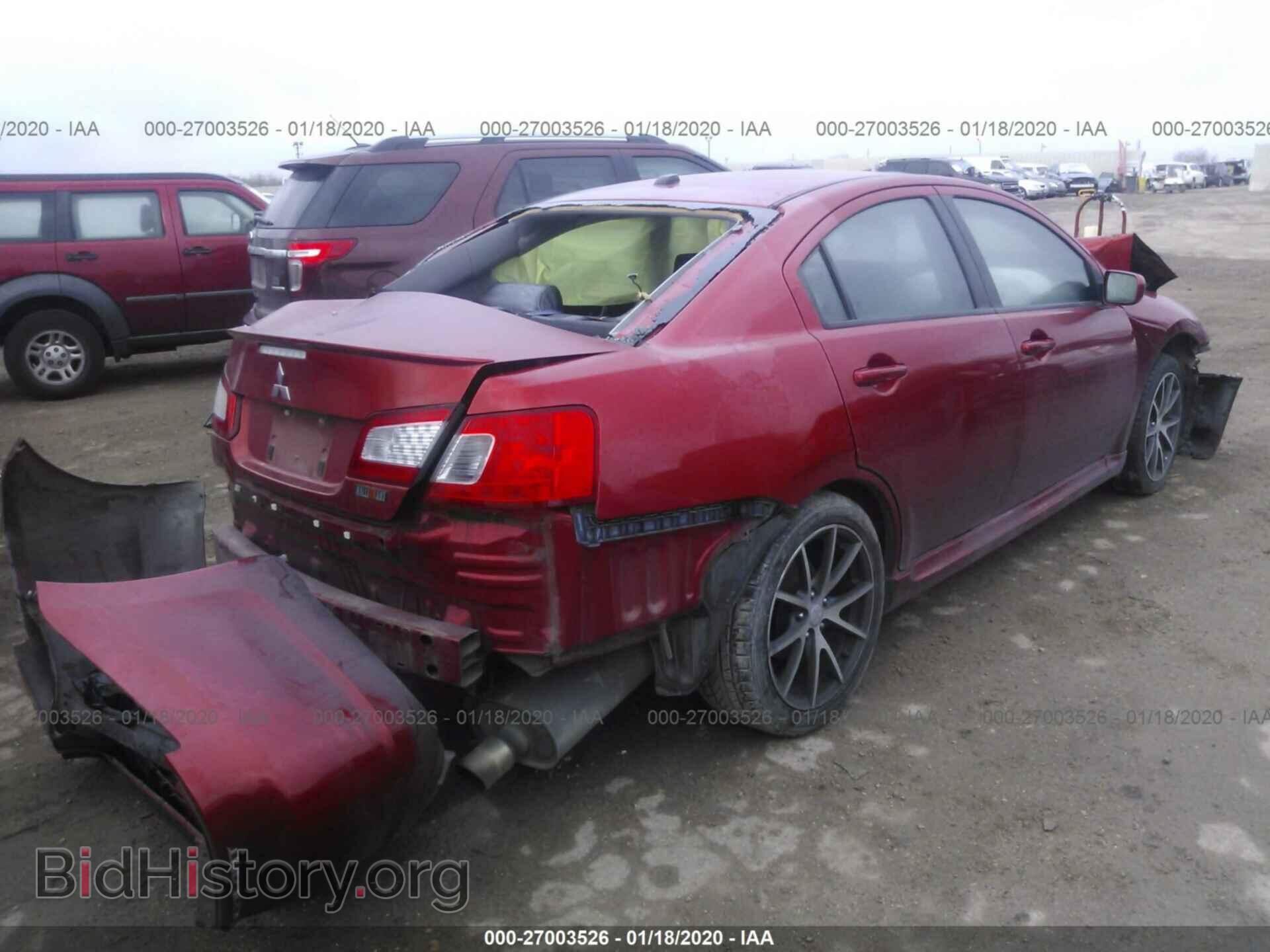 2009 MITSUBISHI GALANT - VIN: 4A3AB76TX9E001243 - Фото 4