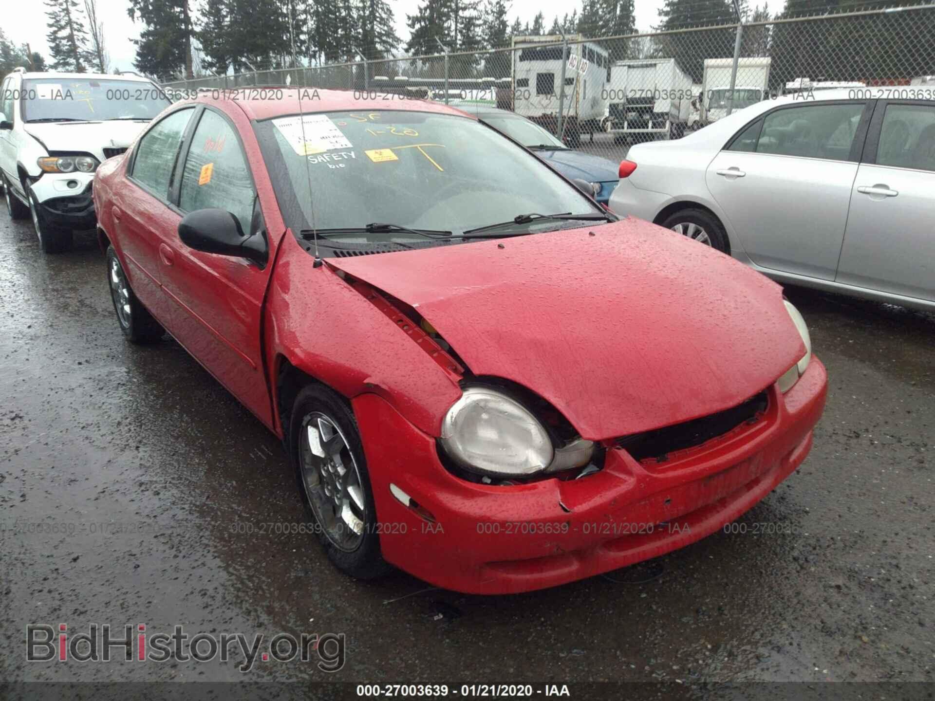 Photo 1B3ES56C92D628618 - DODGE NEON 2002