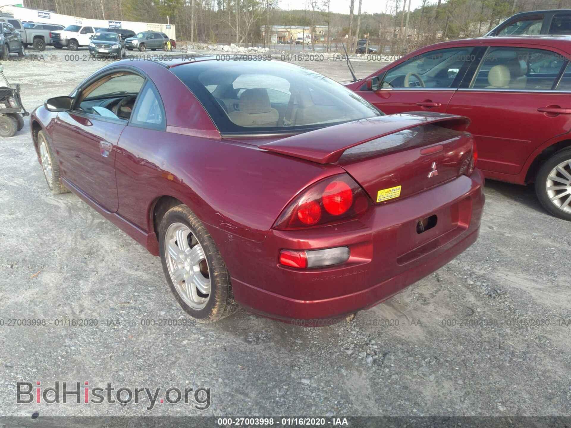 2000 MITSUBISHI ECLIPSE - VIN: 4A3AC84L9YE094227 - Photo 3