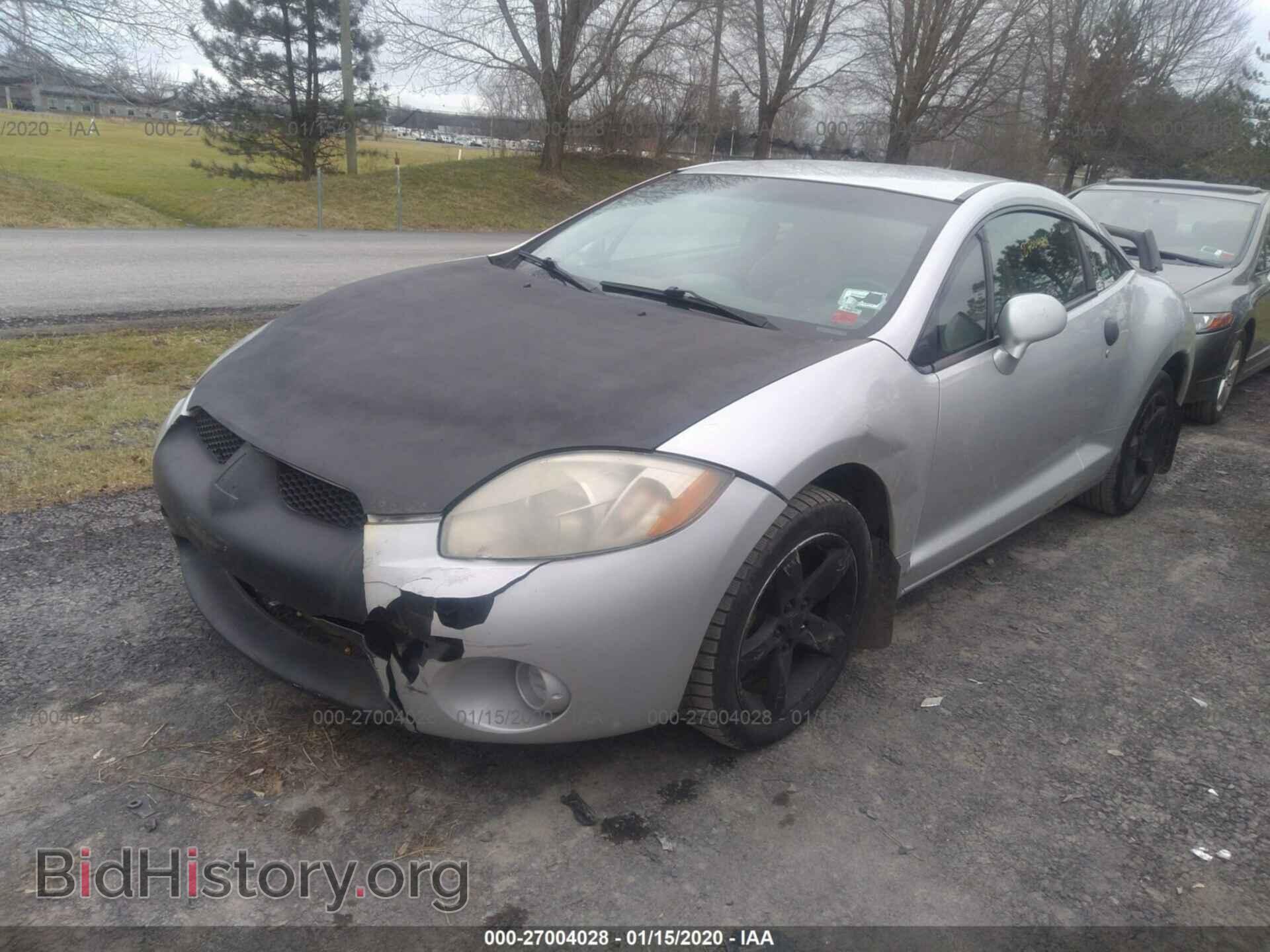 2007 MITSUBISHI ECLIPSE - VIN: 4A3AK24F77E062238 - Фото 2