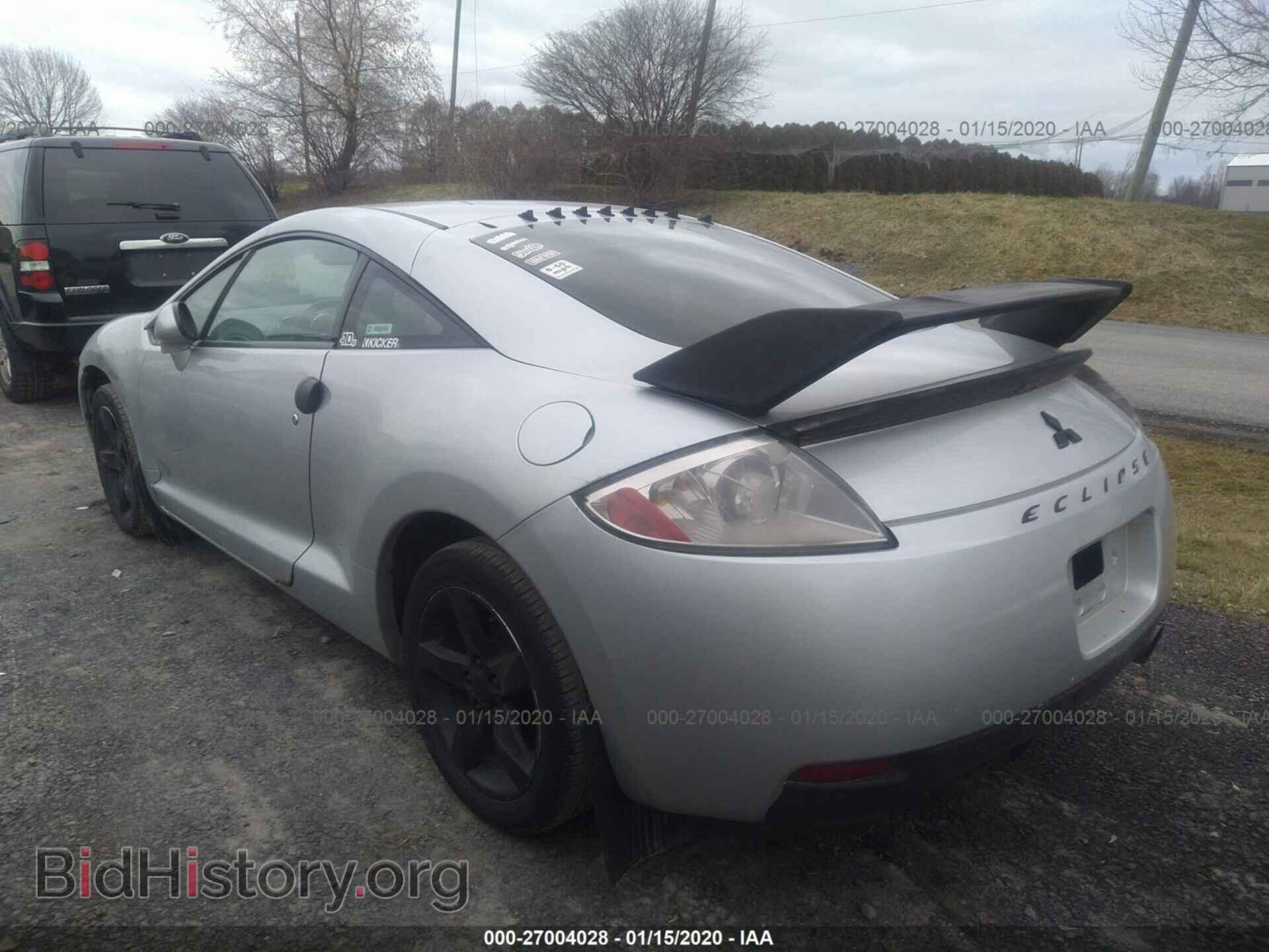 2007 MITSUBISHI ECLIPSE - VIN: 4A3AK24F77E062238 - Фото 3
