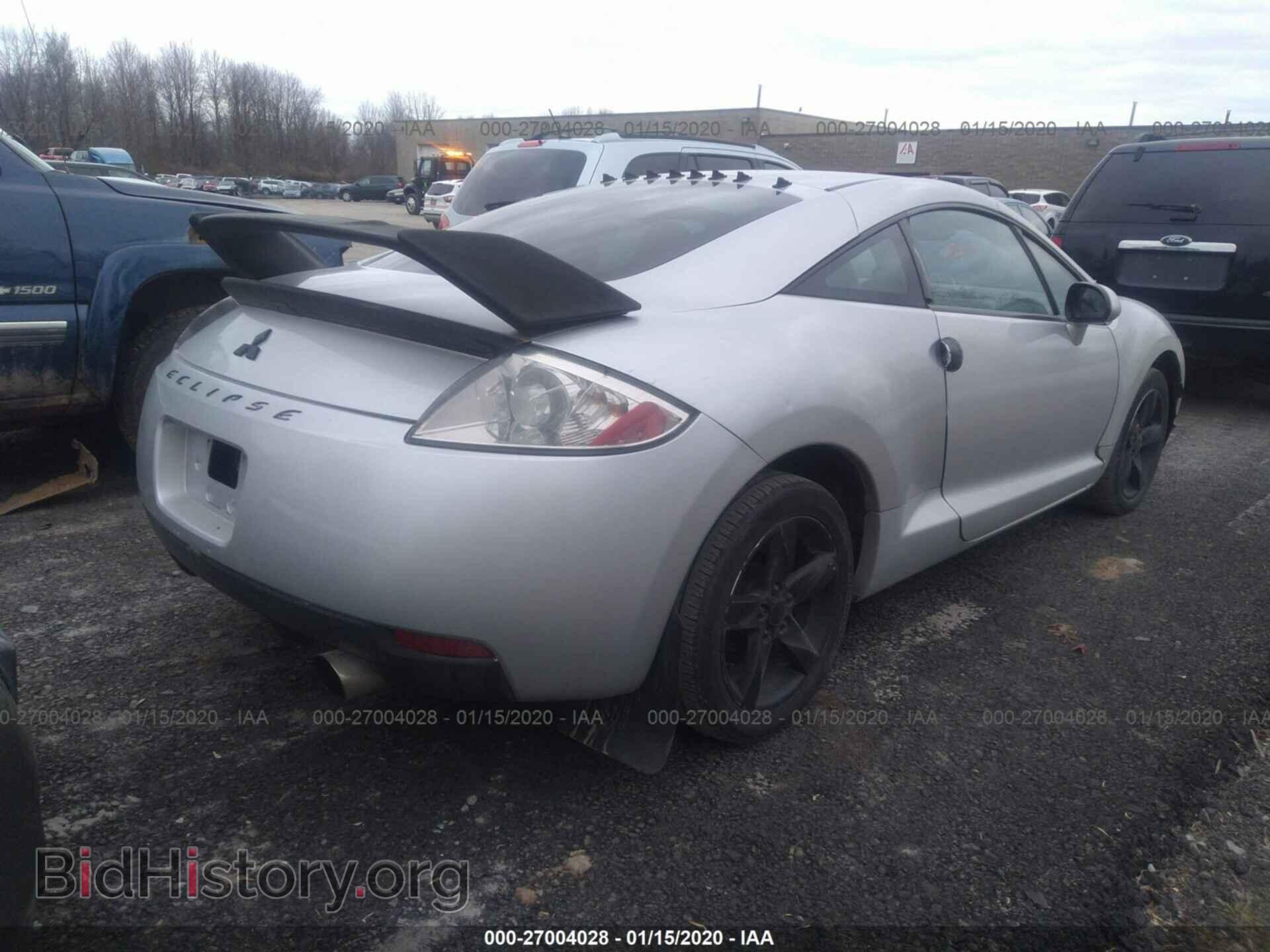 2007 MITSUBISHI ECLIPSE - VIN: 4A3AK24F77E062238 - Фото 4