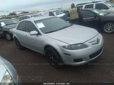 2007 Mazda 6 I, silver — VIN 1YVHP80C375M14727, IAAI