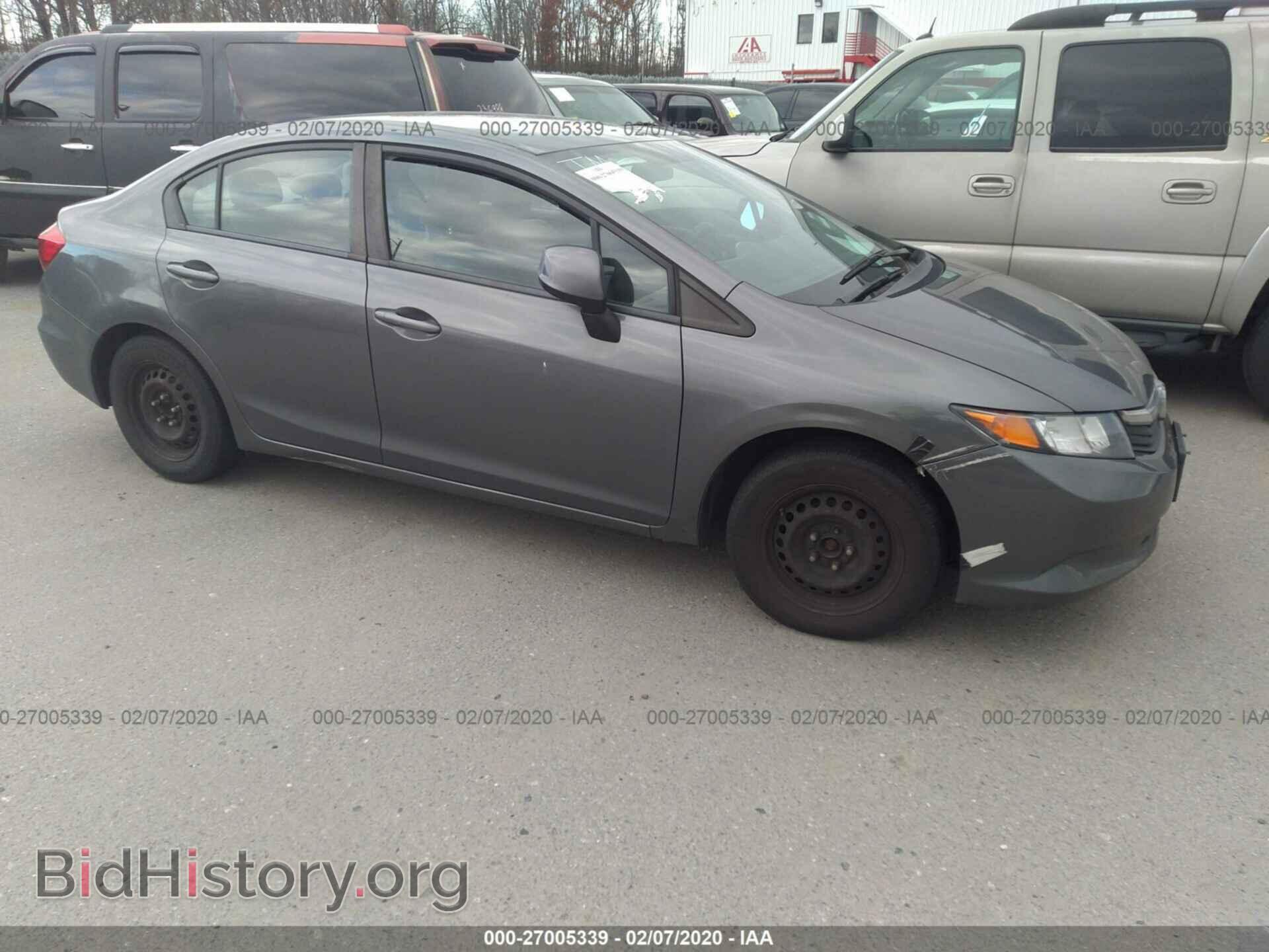 Фотография 19XFB2F57CE326215 - HONDA CIVIC 2012
