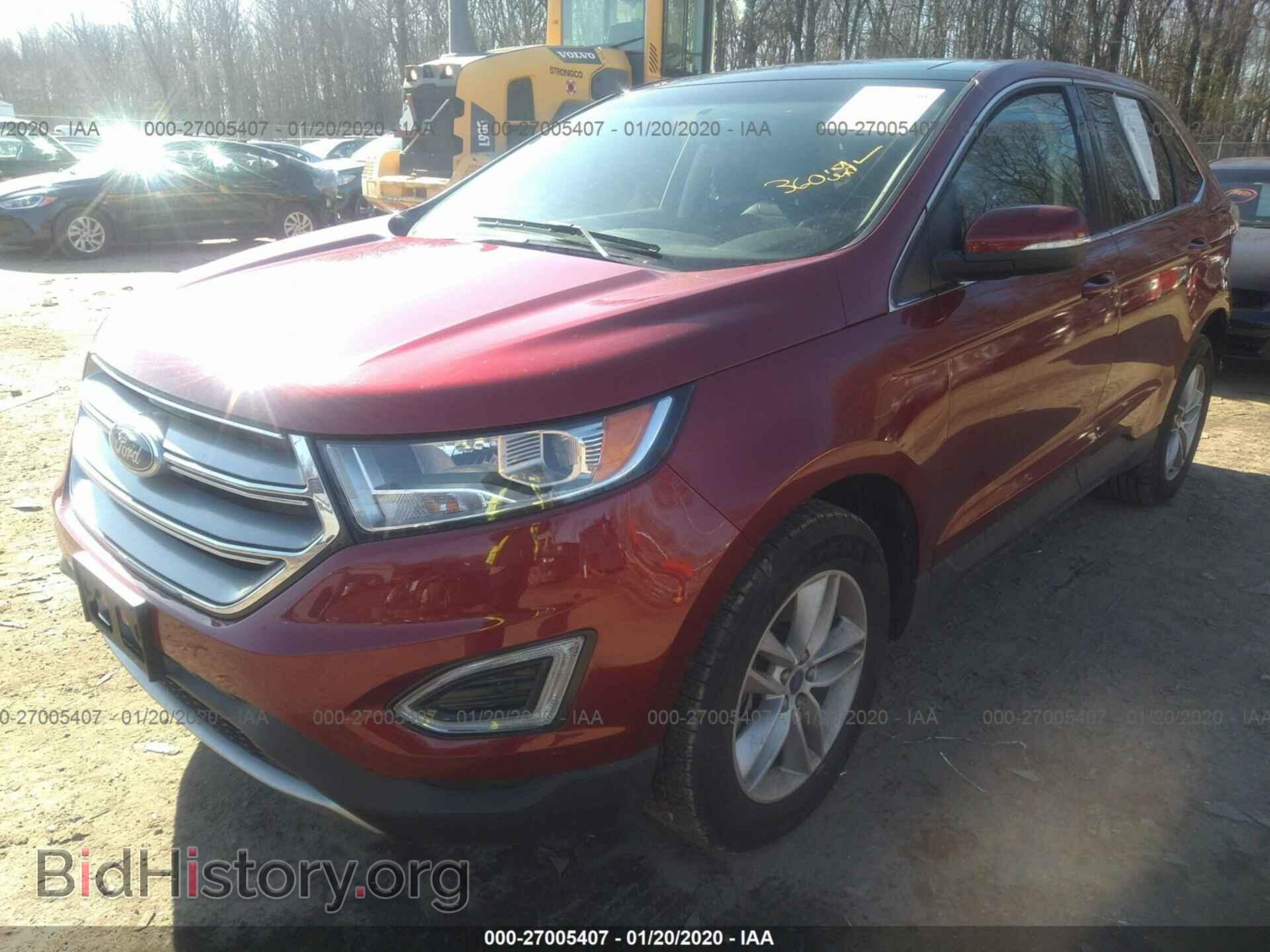 2015 FORD EDGE - VIN: 2FMTK4J81FBC19281 - Фото 2