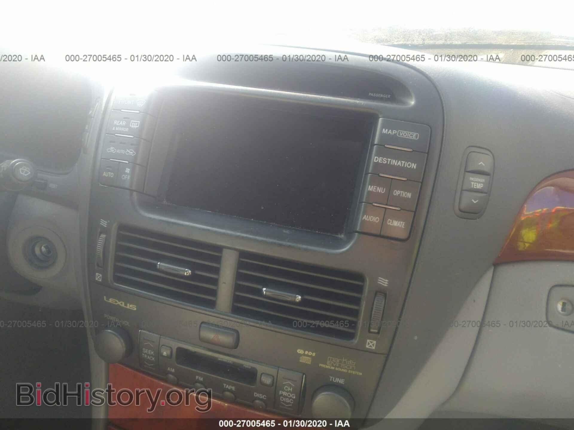 2001 LEXUS LS - VIN: JTHBN30F410008263 - Photo 6