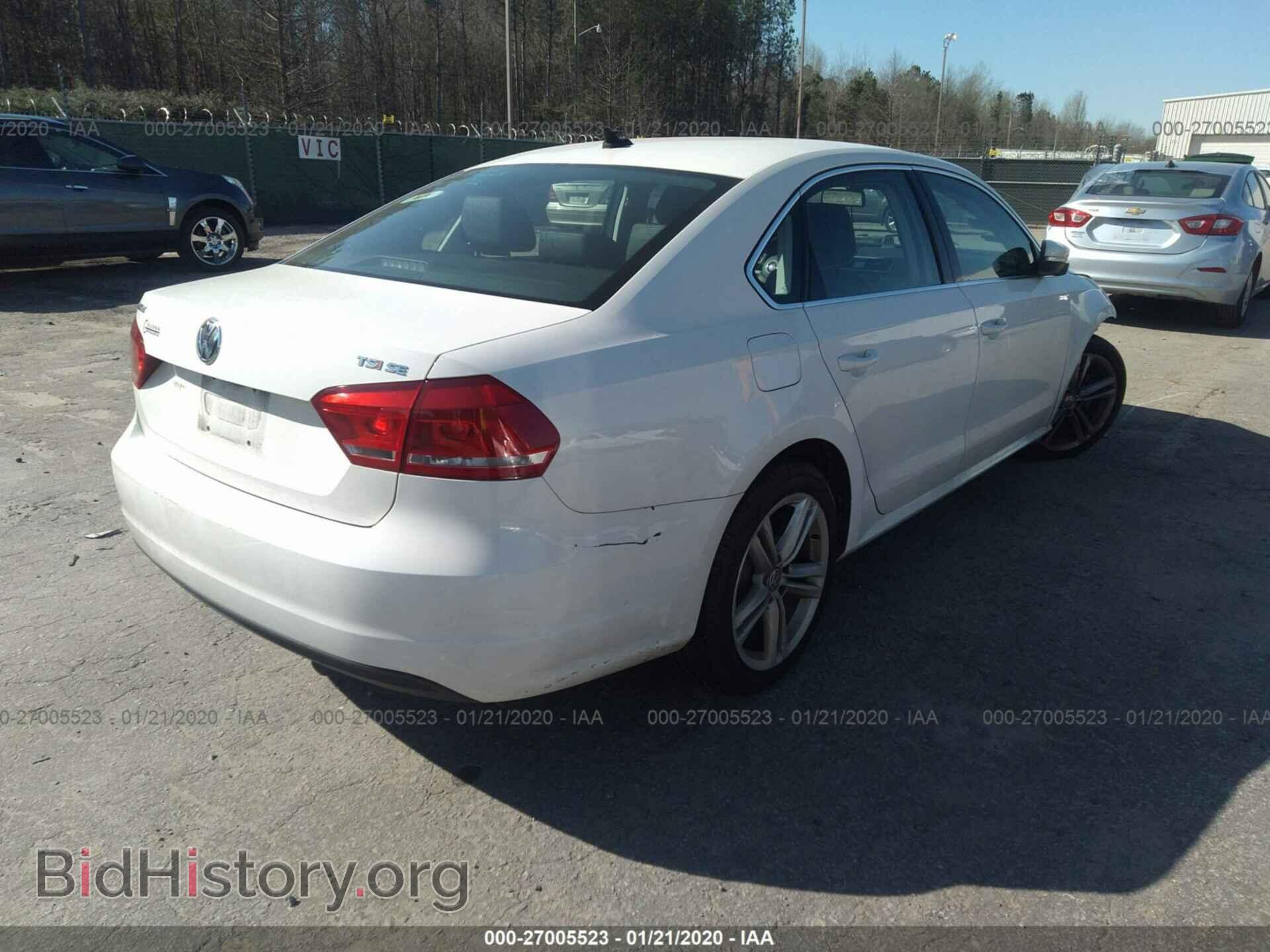 2014 VOLKSWAGEN PASSAT - VIN: 1VWBT7A37EC110841 - Фото 4