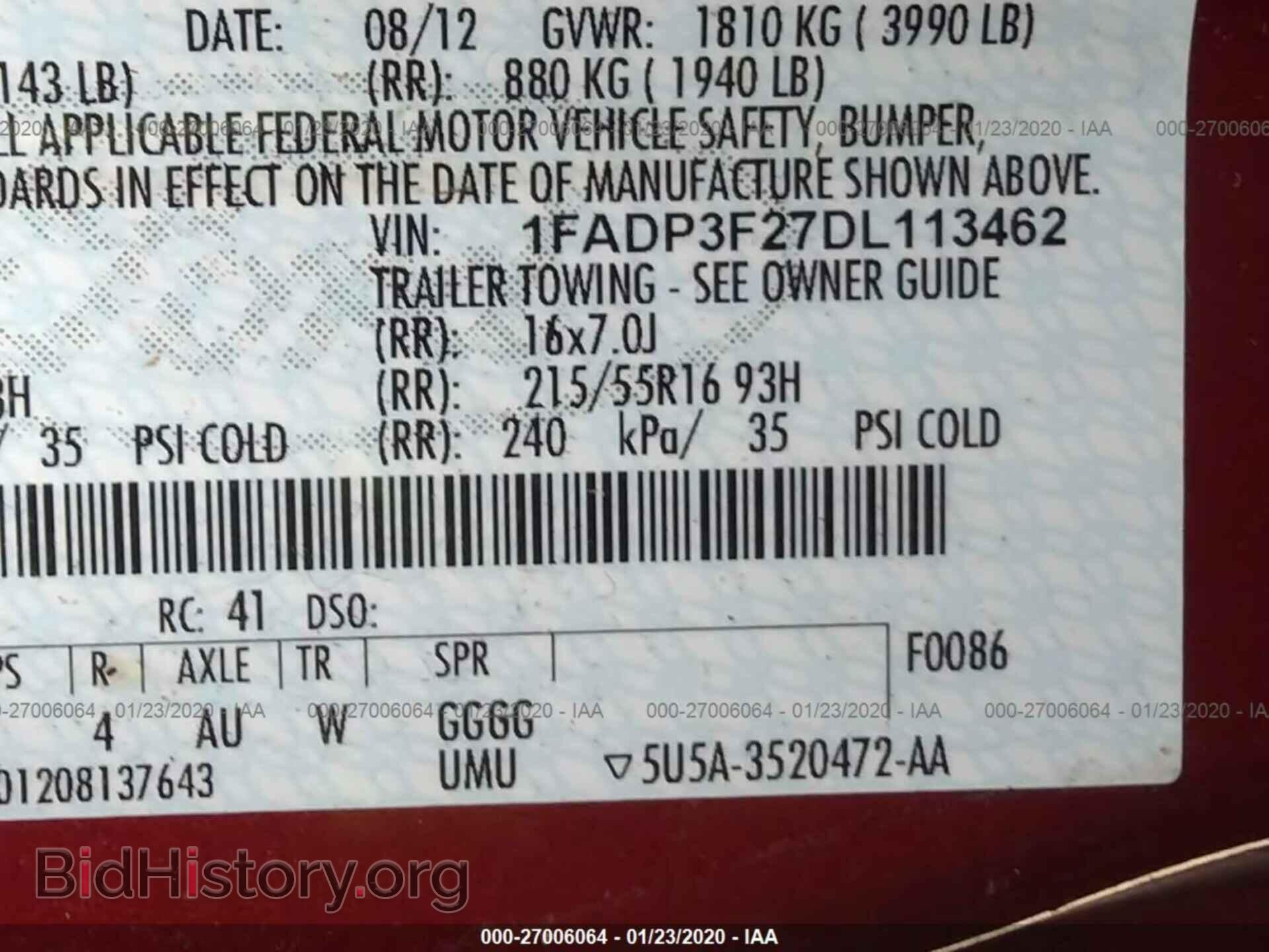 2013 FORD FOCUS - VIN: 1FADP3F27DL113462 - Photo 18