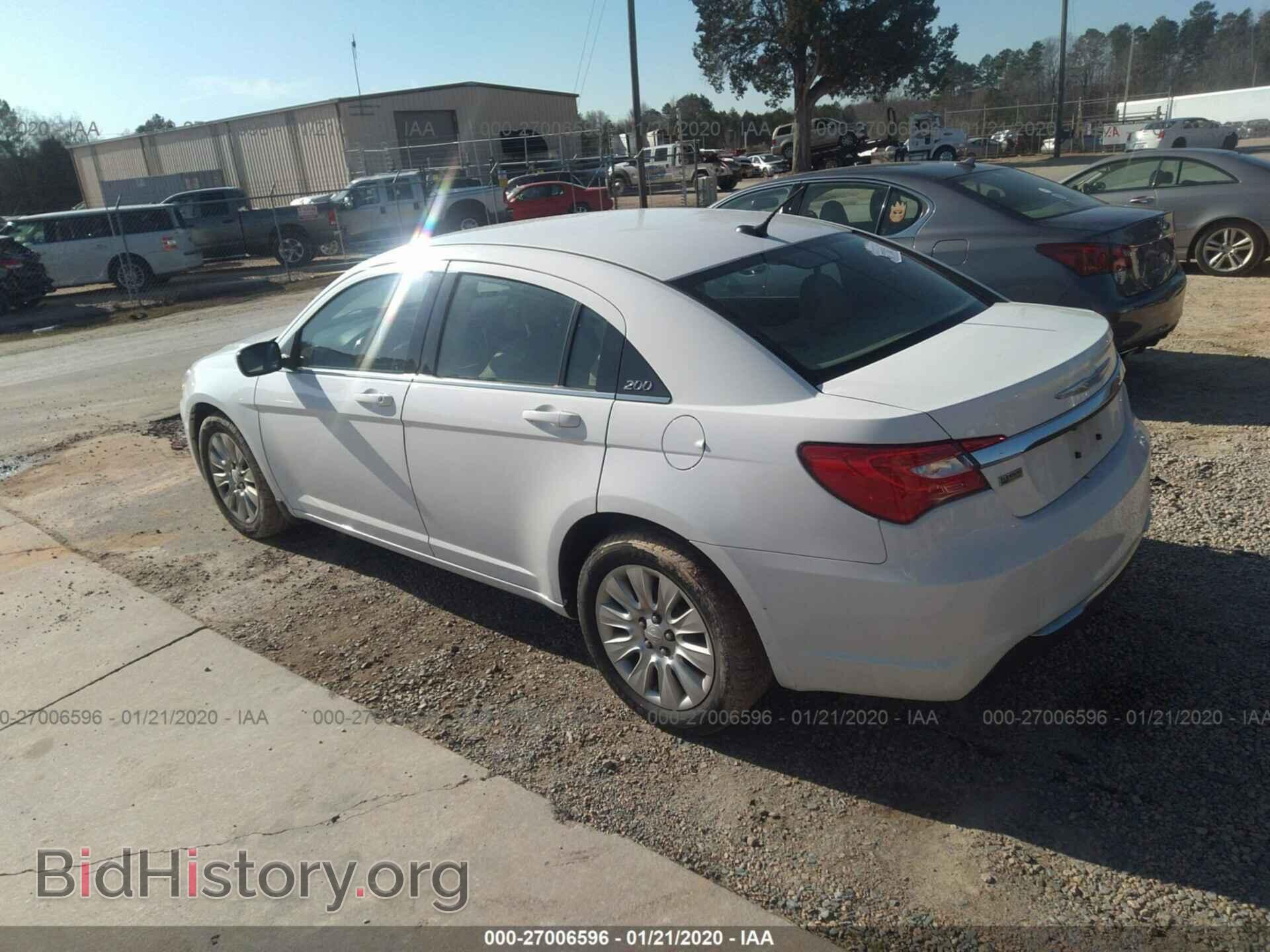 2013 CHRYSLER 200 - VIN: 1C3CCBAG3DN743096 - Фото 3