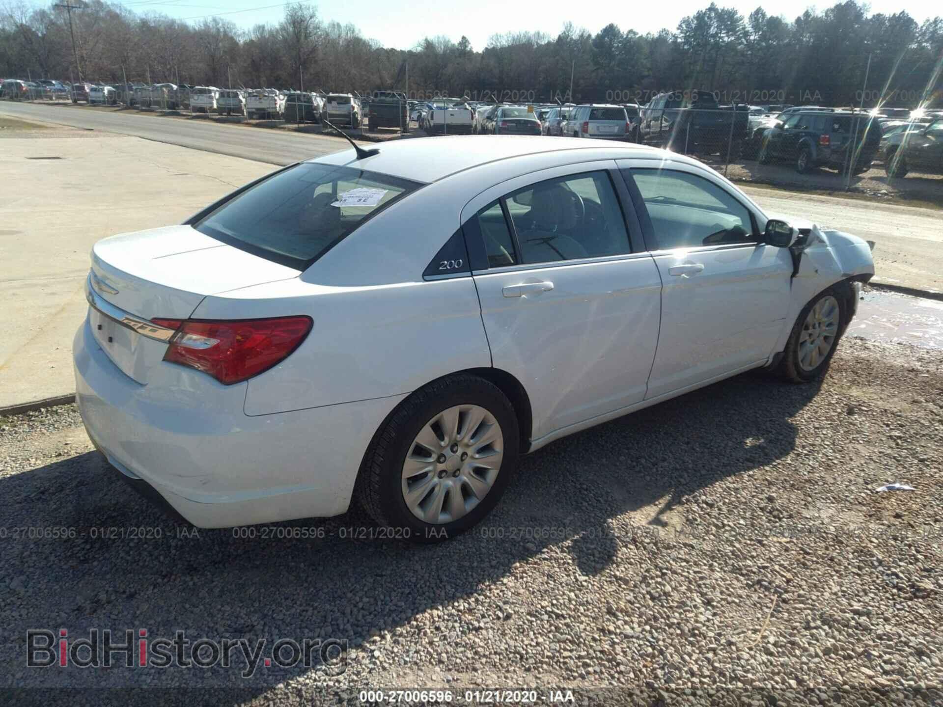 2013 CHRYSLER 200 - VIN: 1C3CCBAG3DN743096 - Фото 4