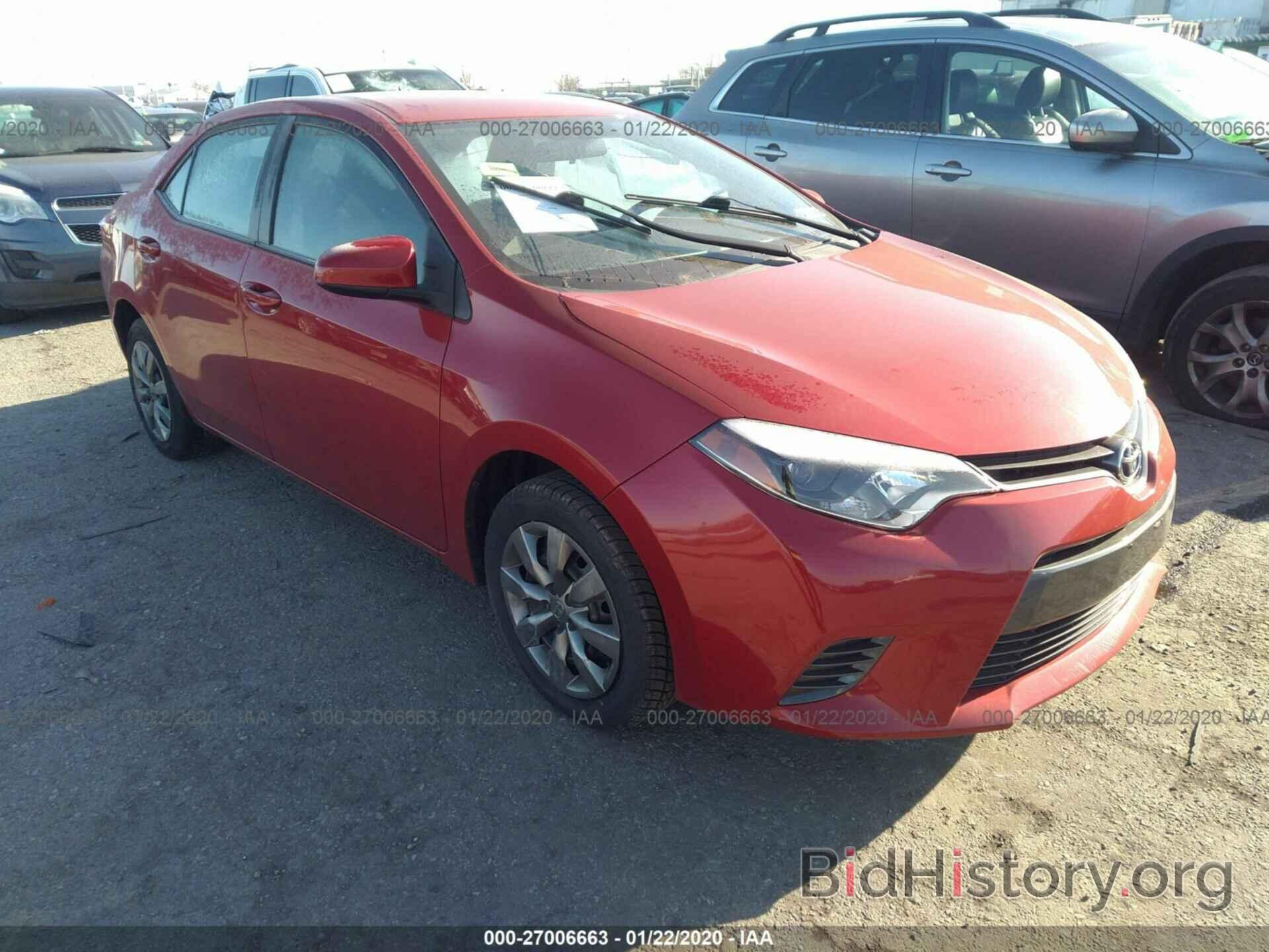 Photo 2T1BURHE0FC434581 - TOYOTA COROLLA 2015