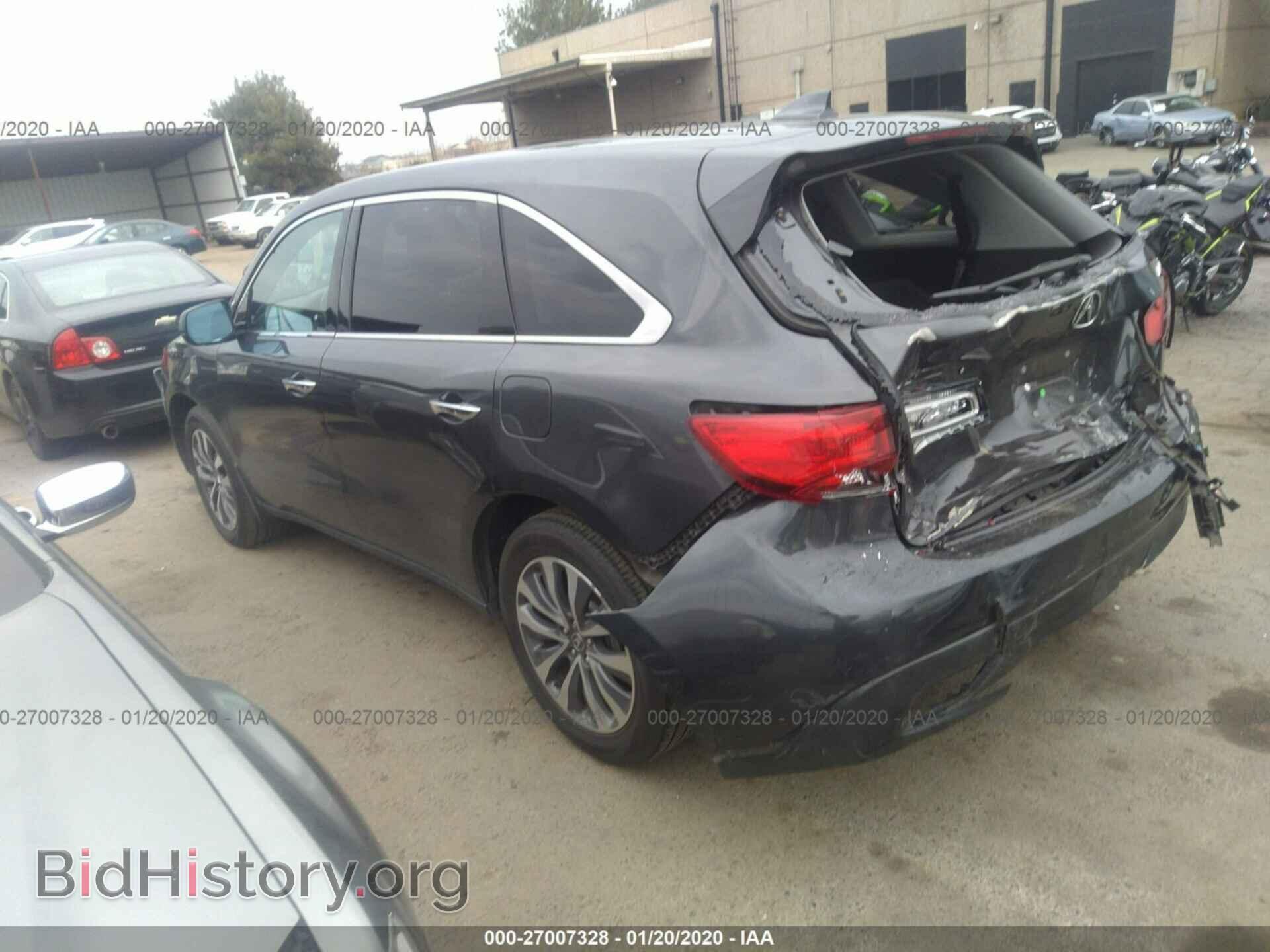 2014 ACURA MDX - VIN: 5FRYD3H45EB014595 - Фото 3