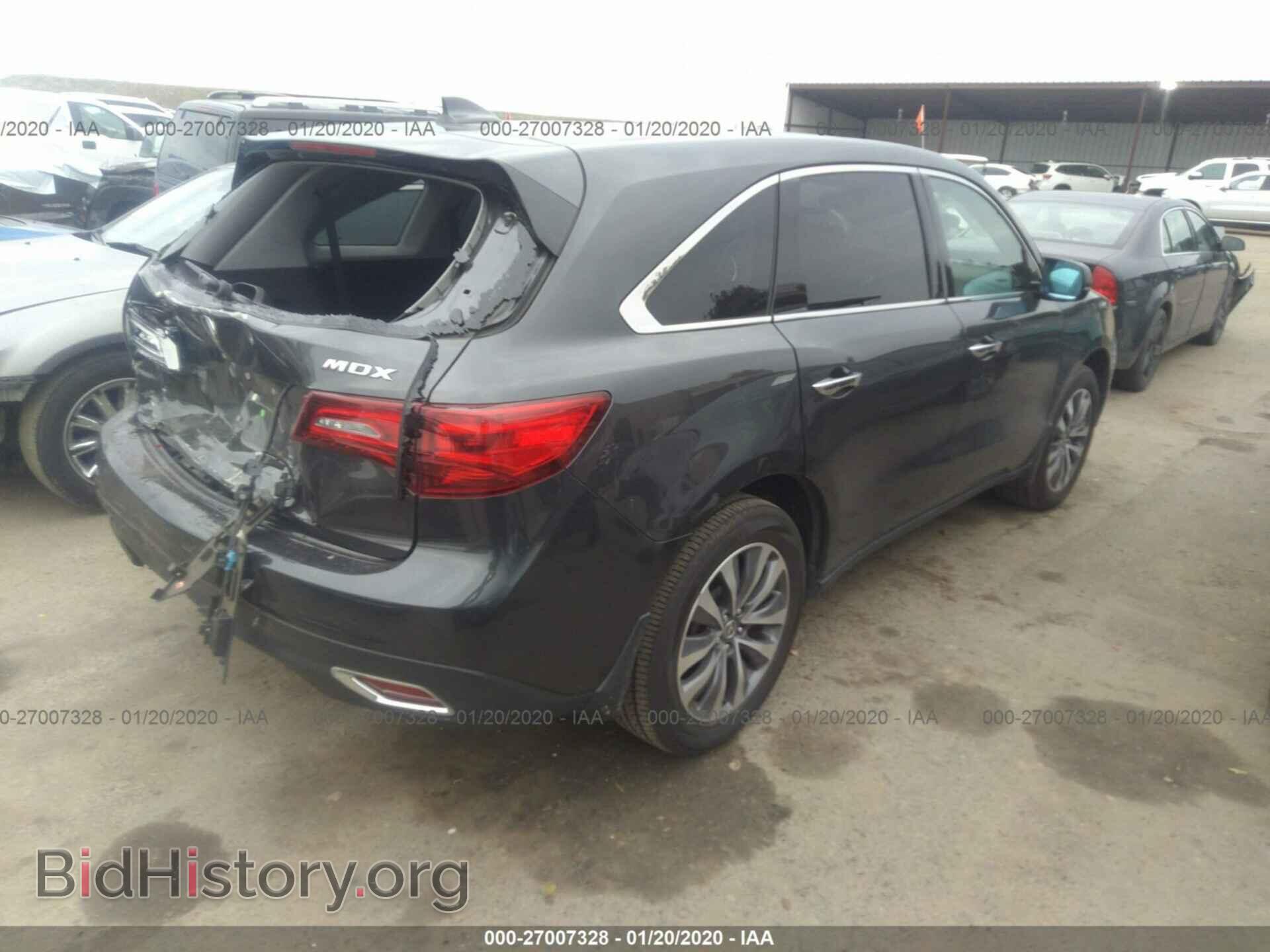 2014 ACURA MDX - VIN: 5FRYD3H45EB014595 - Фото 4