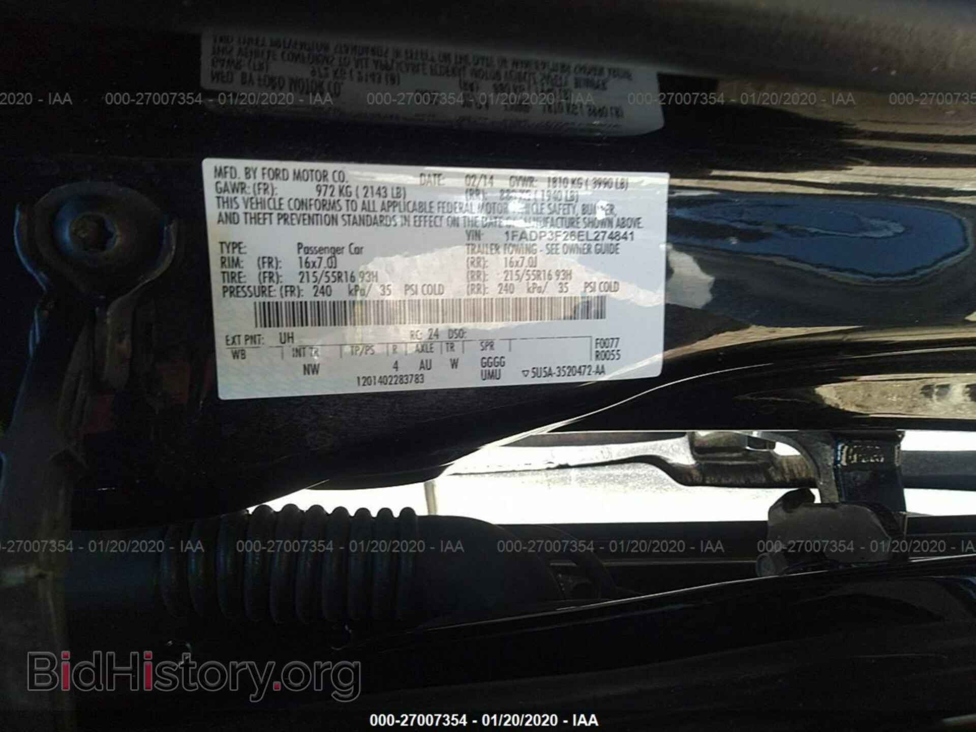 2014 FORD FOCUS - VIN: 1FADP3F26EL274841 - Photo 9