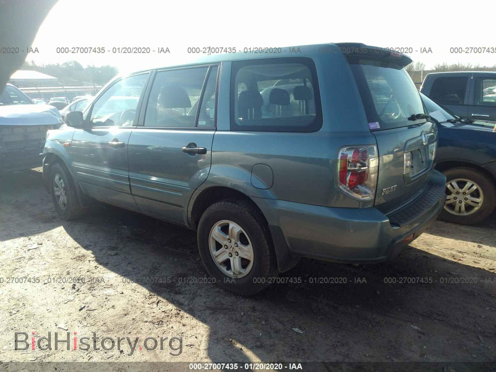 2006 HONDA PILOT - VIN: 5FNYF18196B007947 - Фото 3