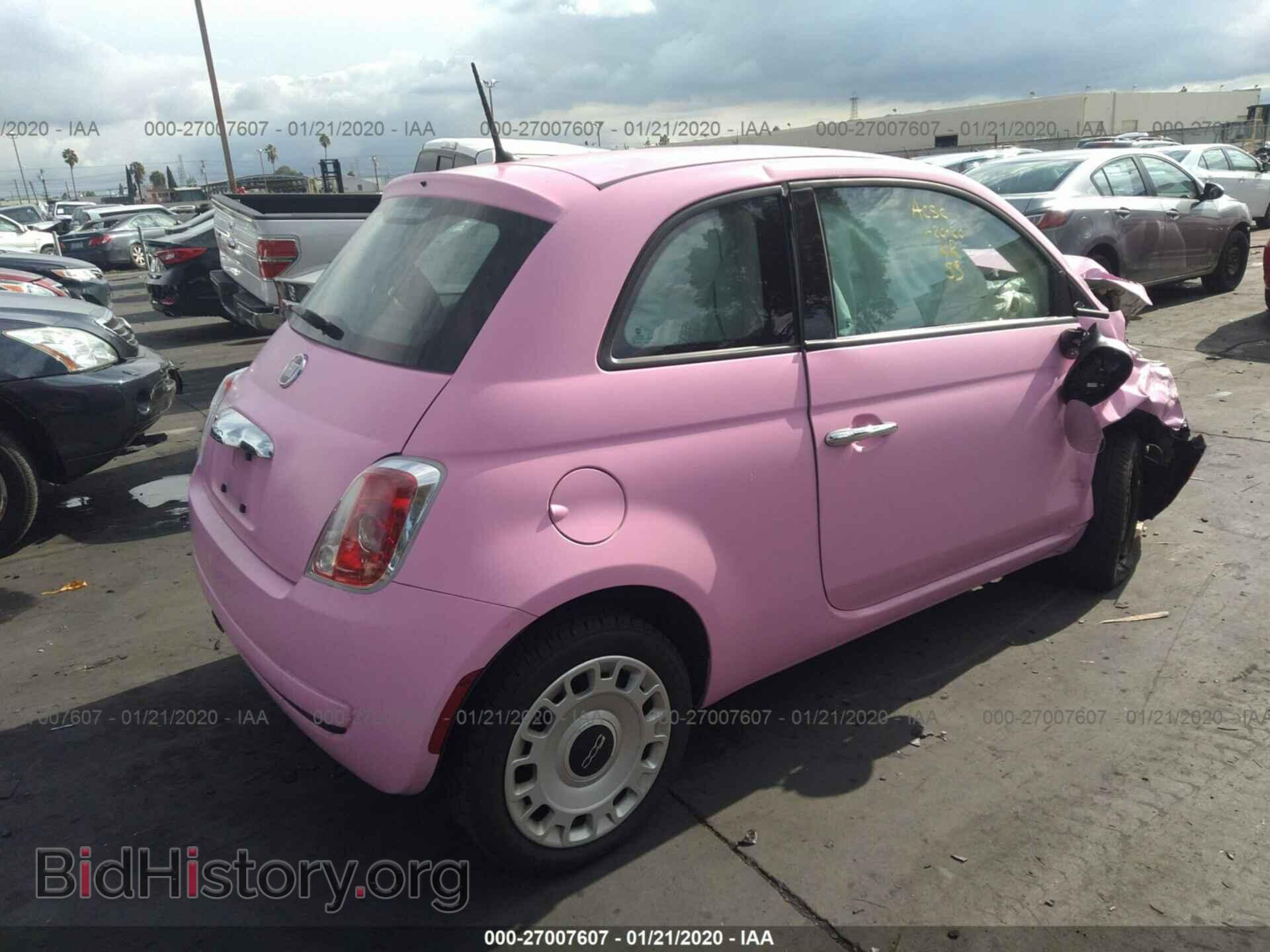 2014 FIAT 500 - VIN: 3C3CFFAR8ET291907 - Фото 4