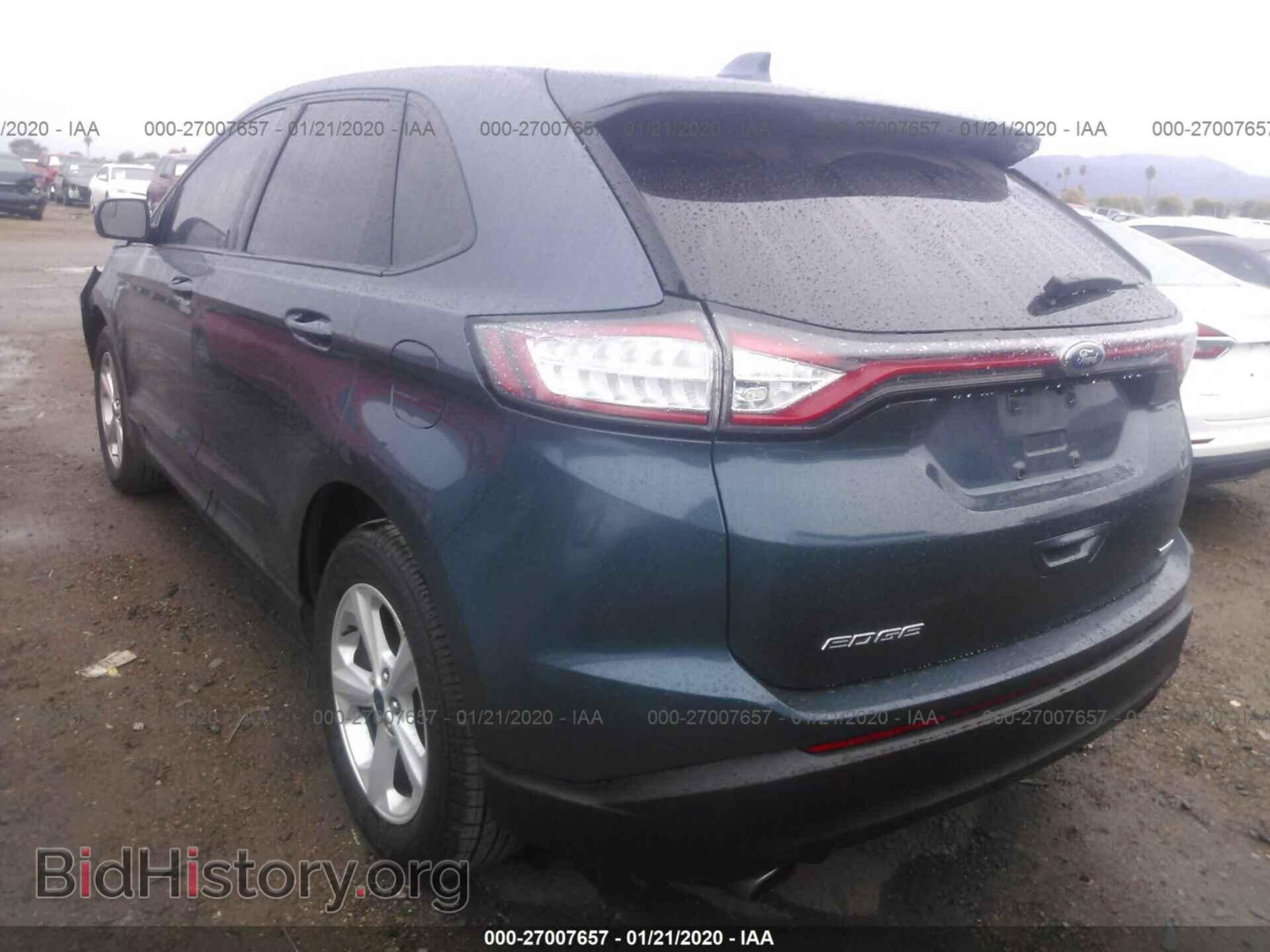 2016 FORD EDGE - VIN: 2FMPK3G92GBB27402 - Photo 3
