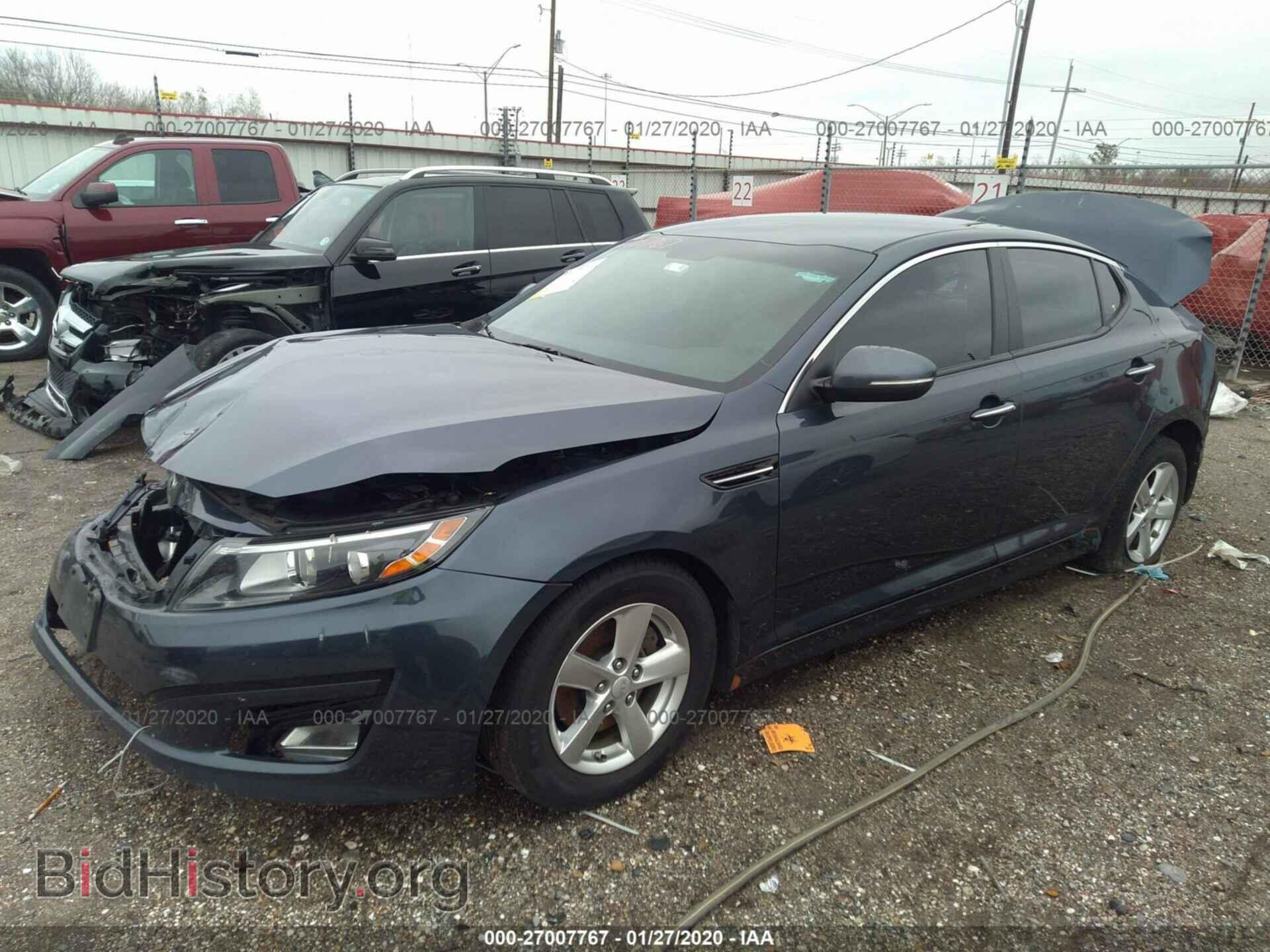 2015 KIA OPTIMA - VIN: KNAGM4A7XF5587810 - Фото 2