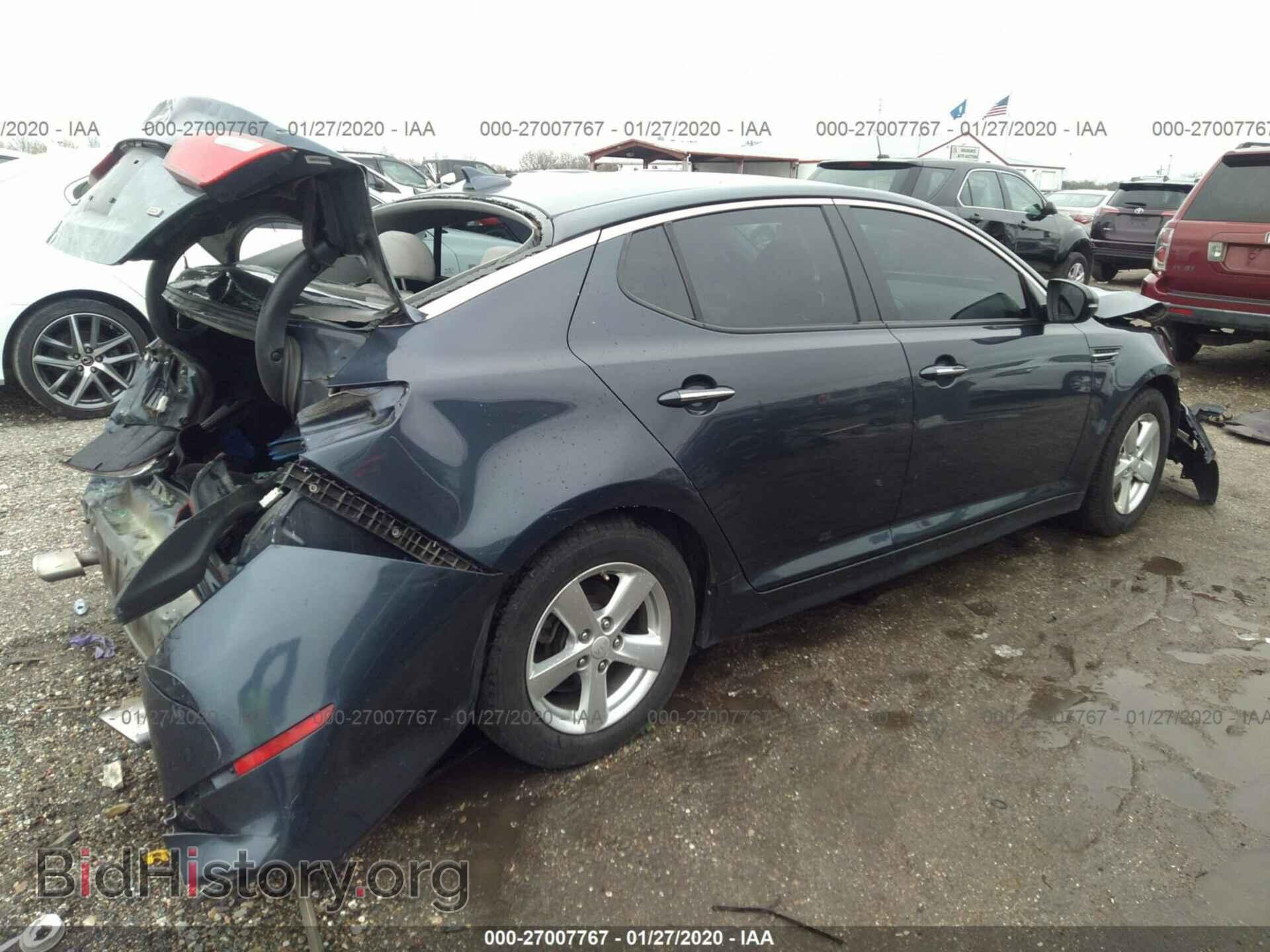 2015 KIA OPTIMA - VIN: KNAGM4A7XF5587810 - Фото 4