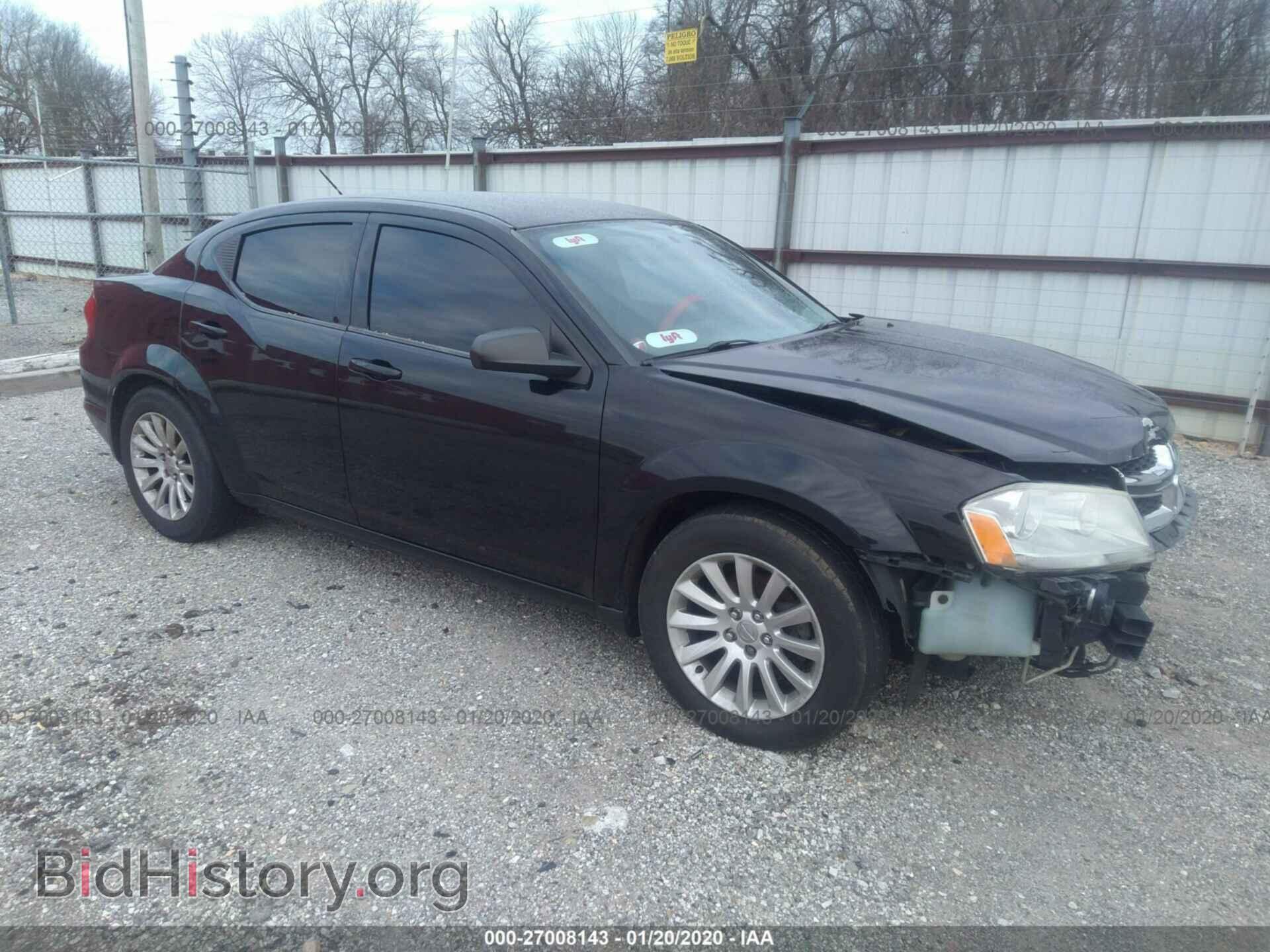 Фотография 1C3CDZAB2CN214957 - DODGE AVENGER 2012