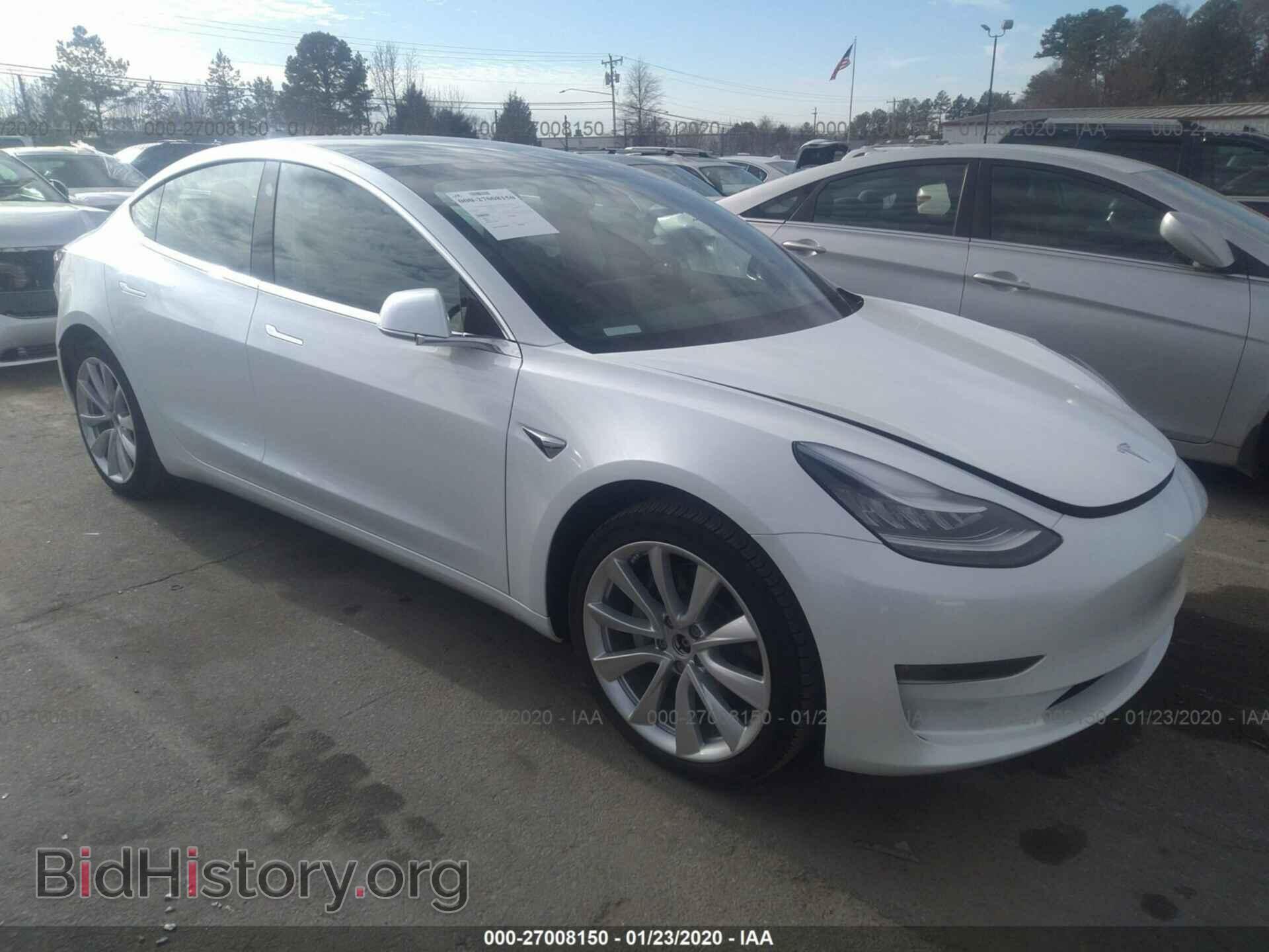 Photo 5YJ3E1EB4KF429502 - TESLA MODEL 3 2019