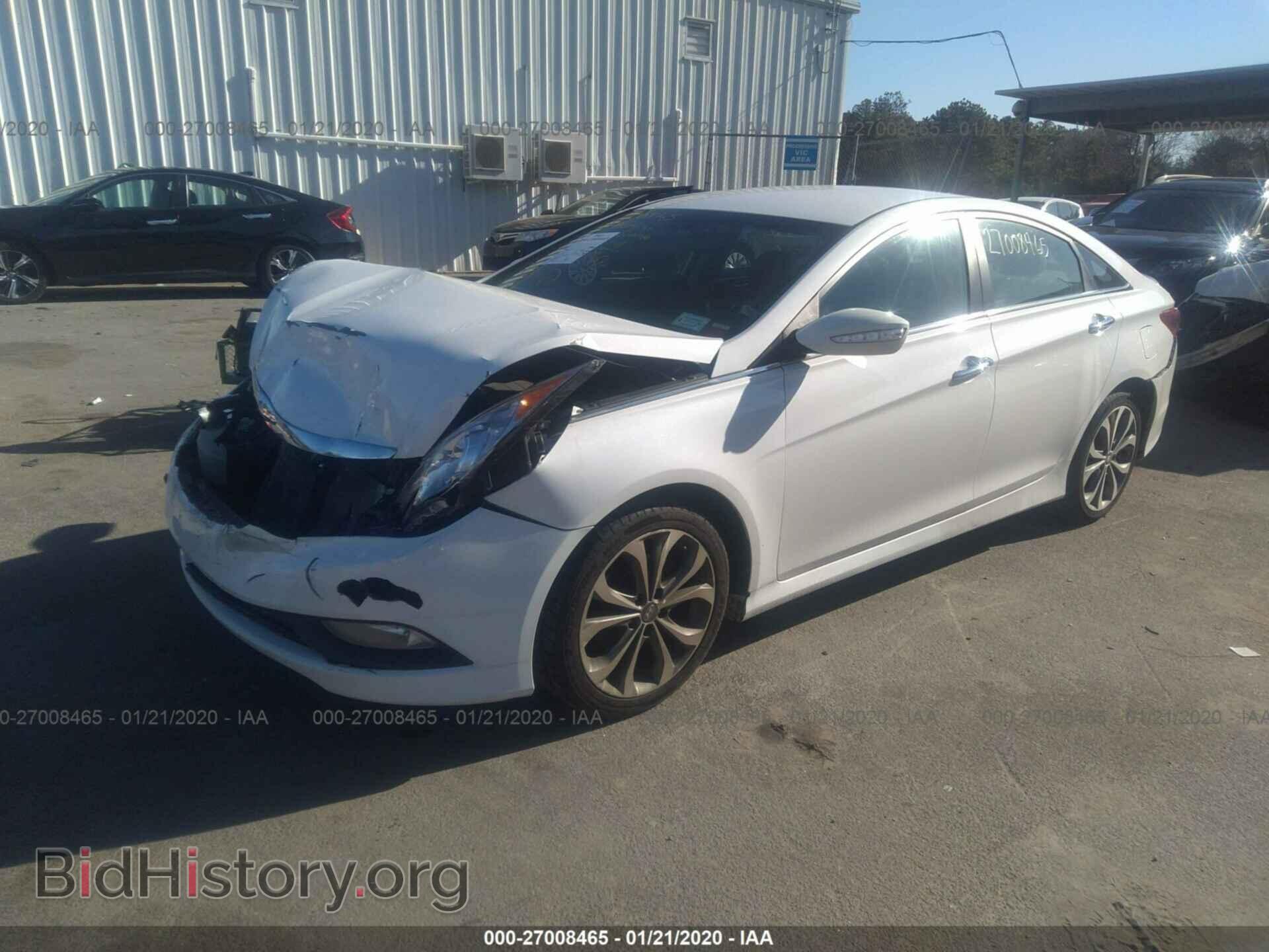 2014 HYUNDAI SONATA - VIN: 5NPEC4ACXEH870331 - Photo 2