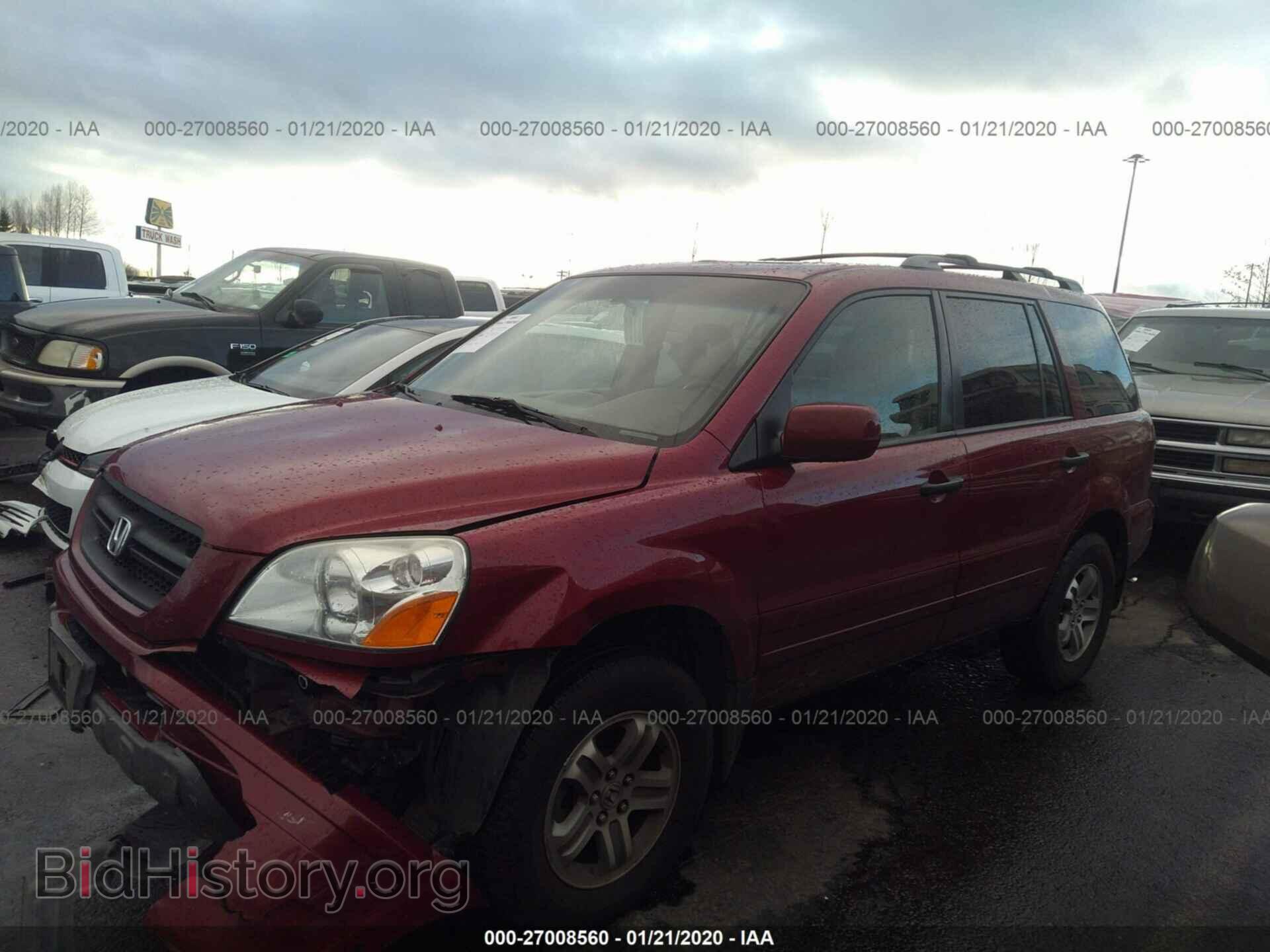 2005 HONDA PILOT - VIN: 2HKYF18585H500151 - Фото 3
