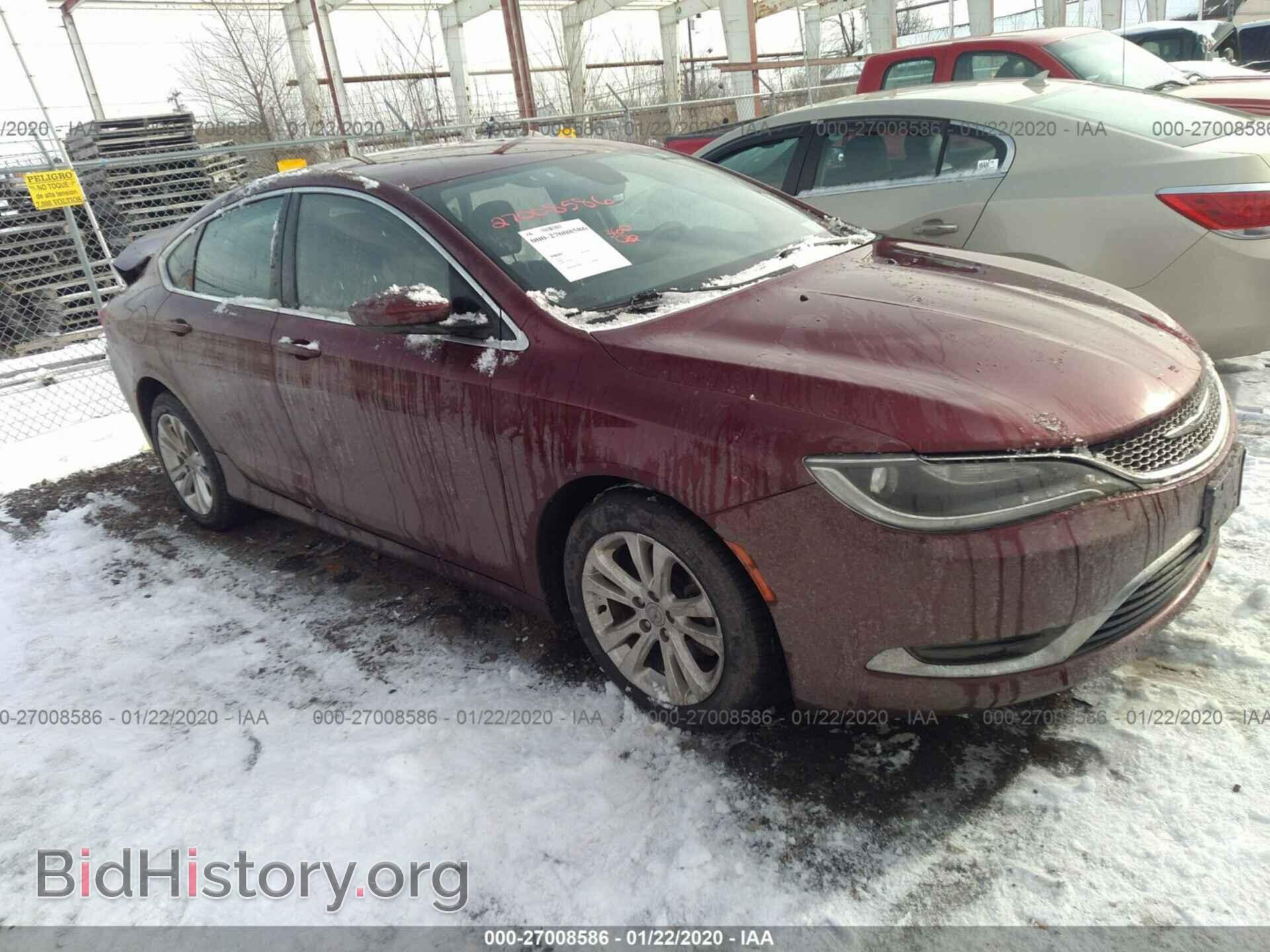 Photo 1C3CCCAB5FN593540 - CHRYSLER 200 2015