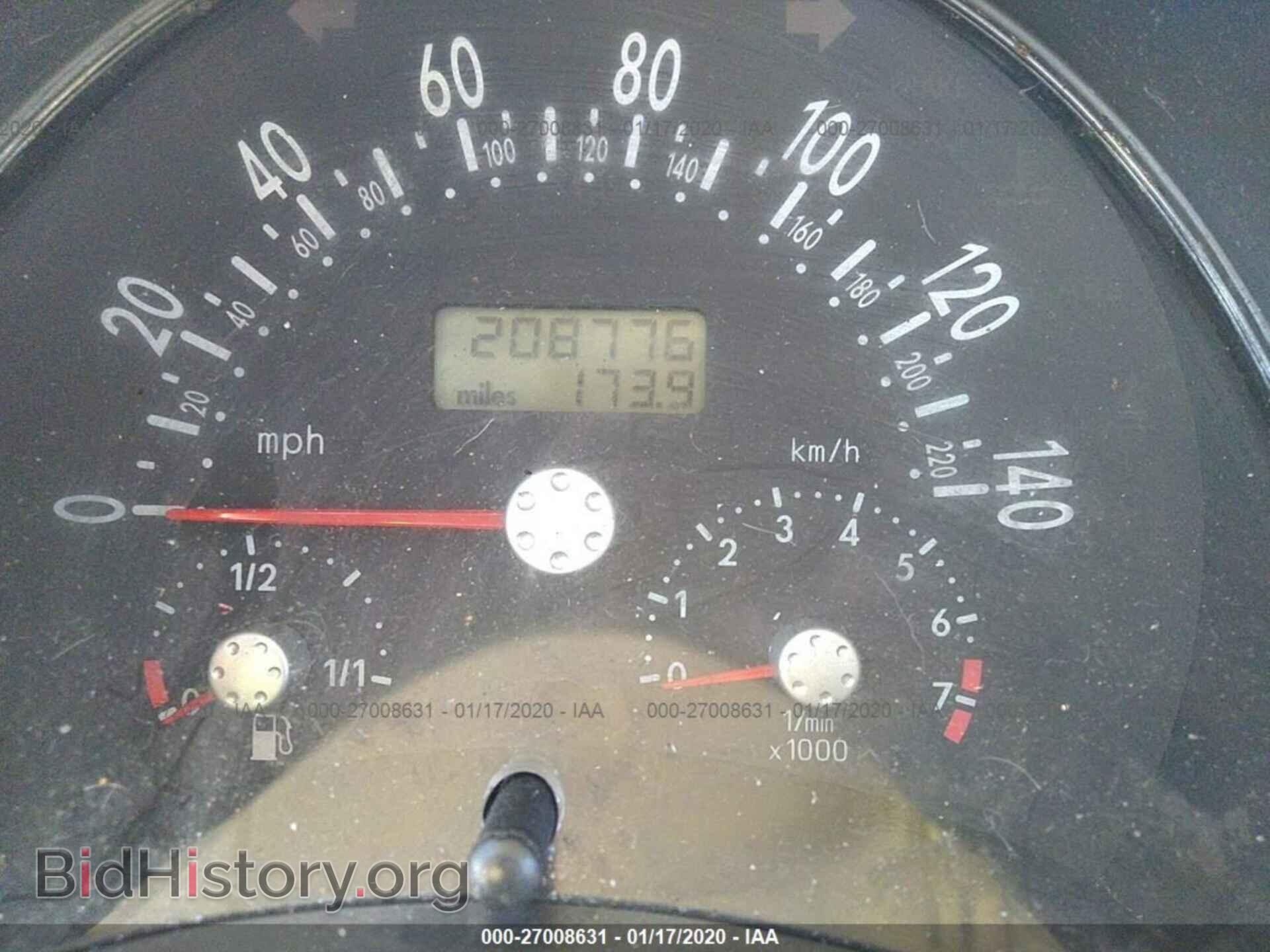 2000 VOLKSWAGEN NEW BEETLE - VIN: 3VWCA21C1YM493112 - Фото 7