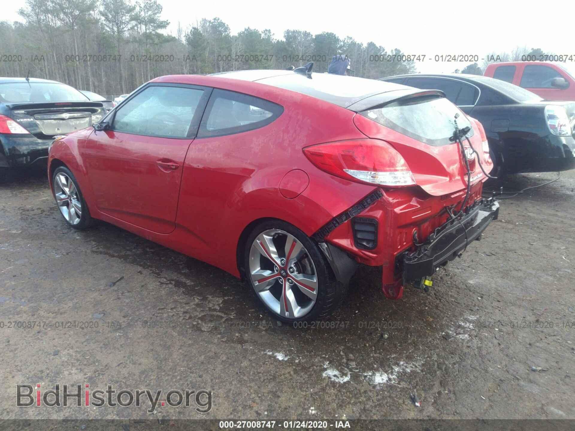 2013 HYUNDAI VELOSTER - VIN: KMHTC6AD4DU096203 - Фото 3