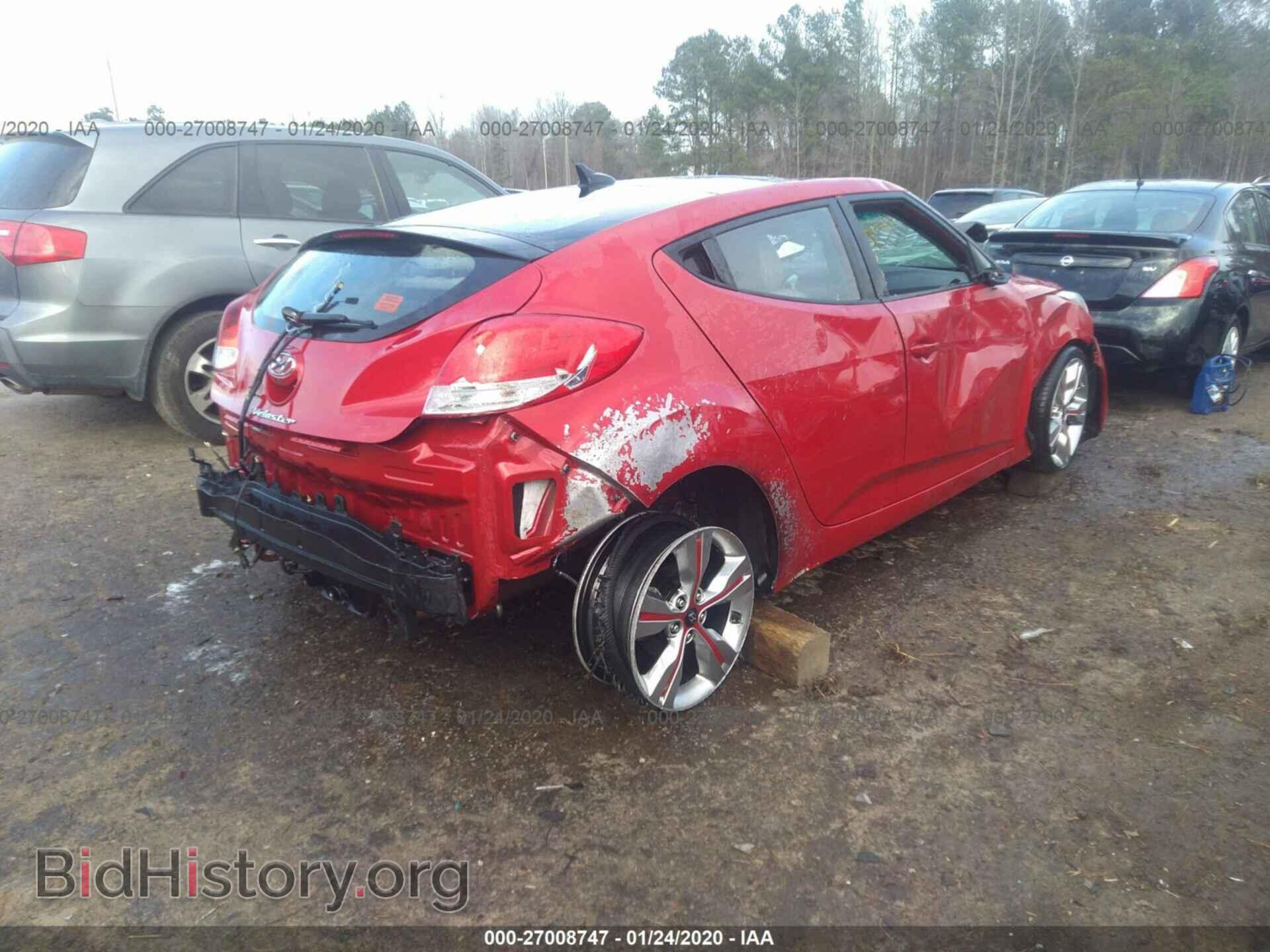 2013 HYUNDAI VELOSTER - VIN: KMHTC6AD4DU096203 - Фото 4
