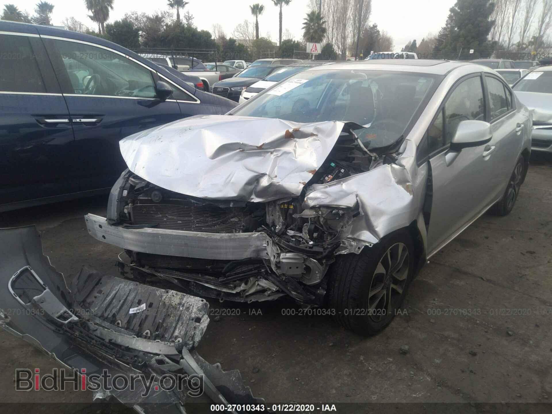 2013 HONDA CIVIC - VIN: 19XFB2F85DE022425 - Фото 2