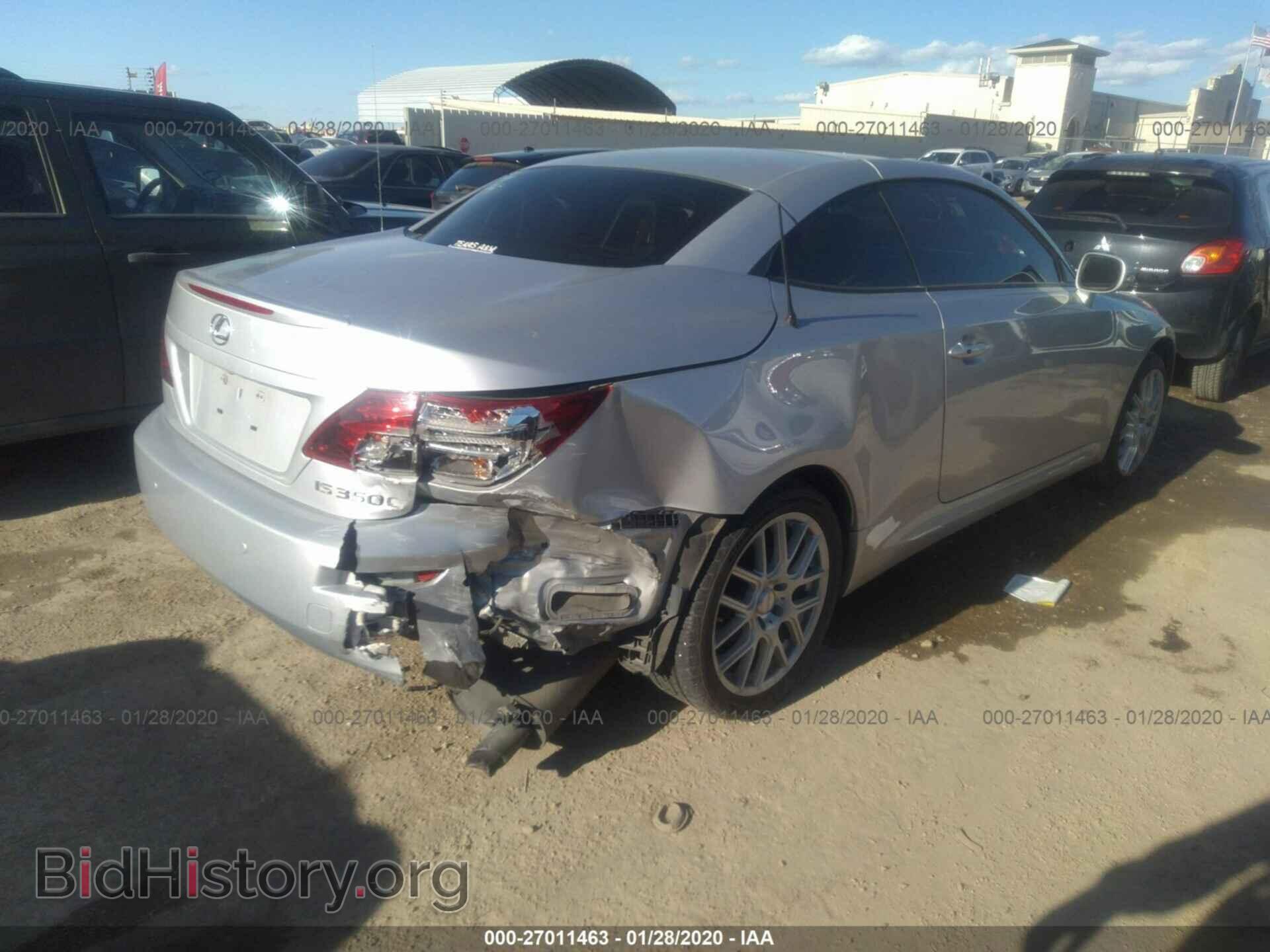 2011 LEXUS IS - VIN: JTHFE2C20B2506275 - Фото 4