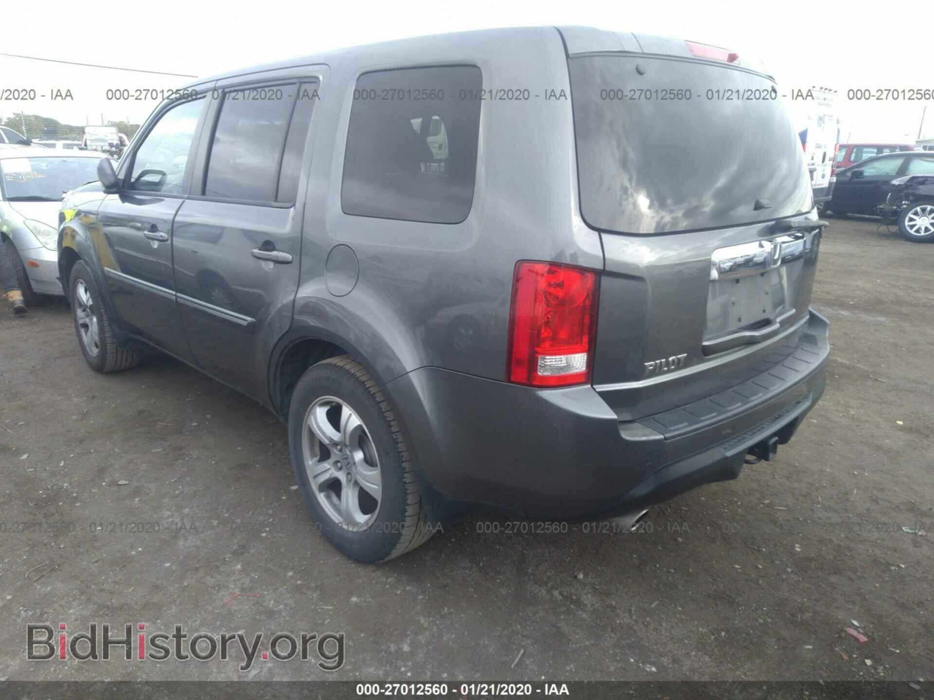 2012 HONDA PILOT - VIN: 5FNYF3H51CB027619 - Фото 3