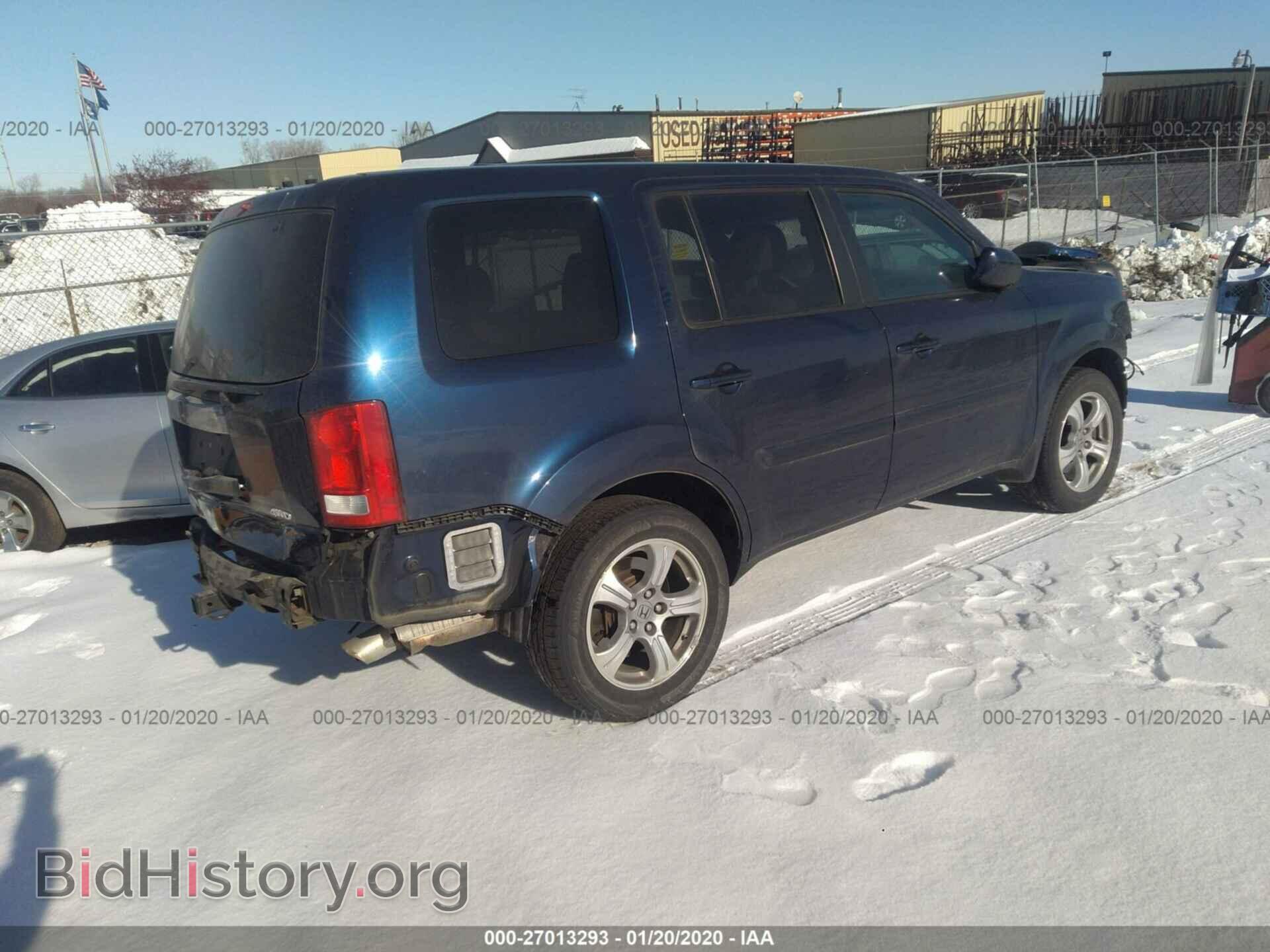 2014 HONDA PILOT - VIN: 5FNYF4H54EB042205 - Фото 4