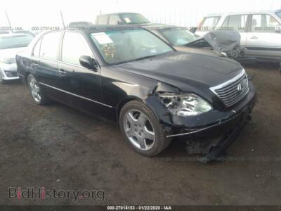 2005 Lexus LS 430, black — VIN JTHBN36F955005648, IAAI