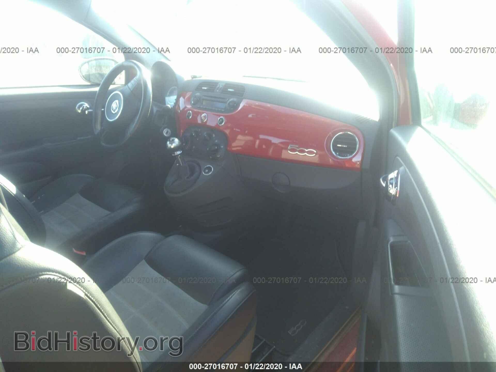 2012 FIAT 500 - VIN: 3C3CFFBR9CT122765 - Фото 5